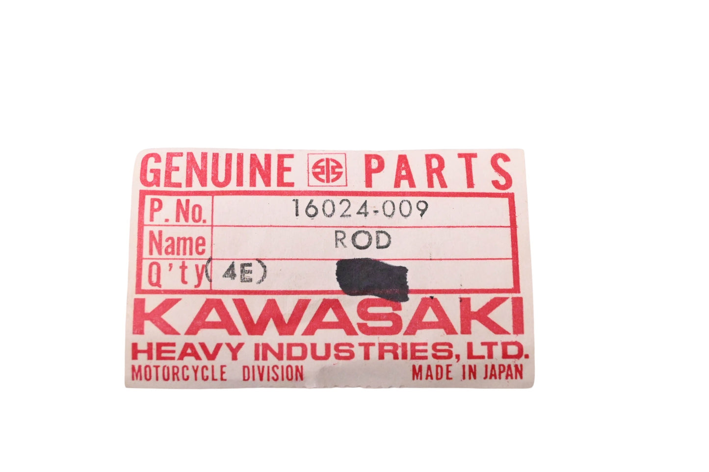New OEM Kawasaki 16024-009 Throttle Rod NOS