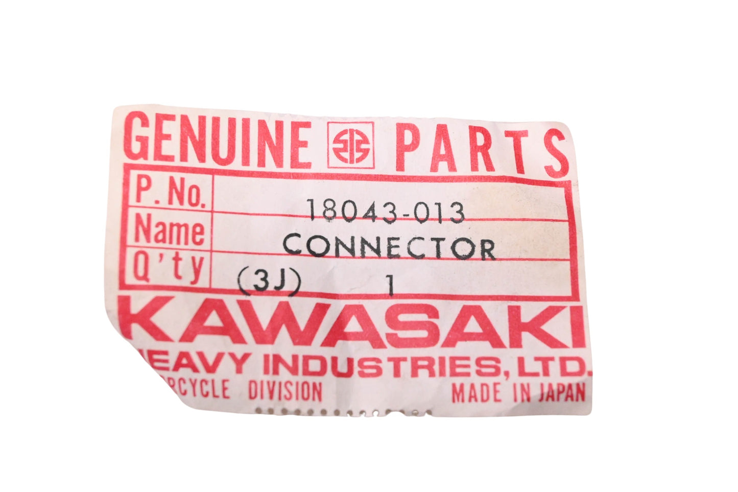 New OEM Kawasaki 18043-013 Exhaust Connector NOS