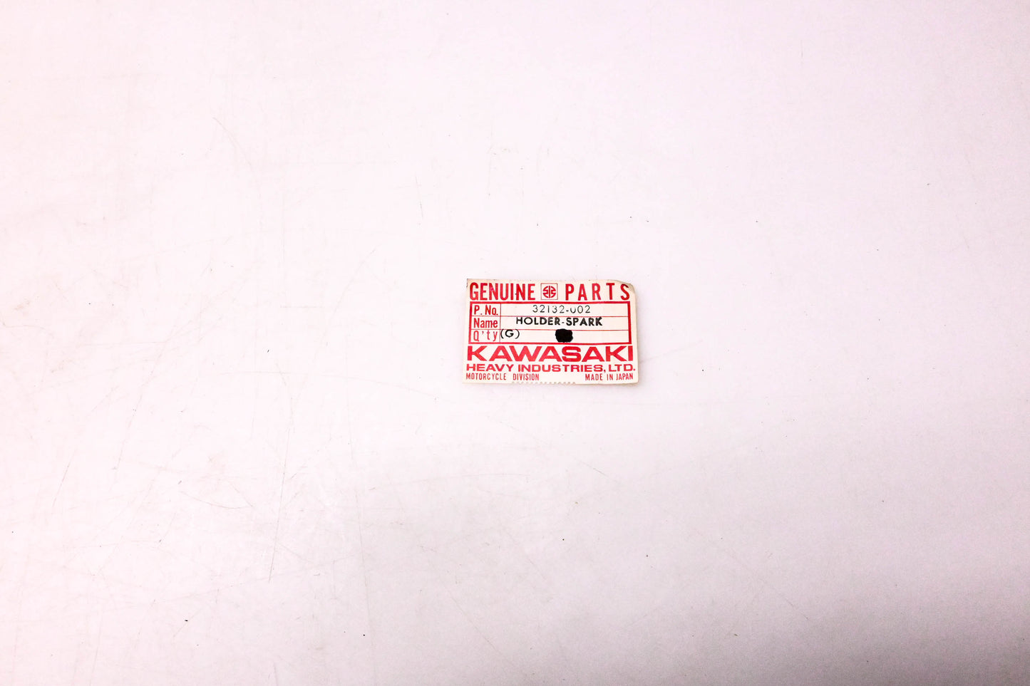 New OEM Kawasaki 32132-002 Spark Plug Cover Holder NOS