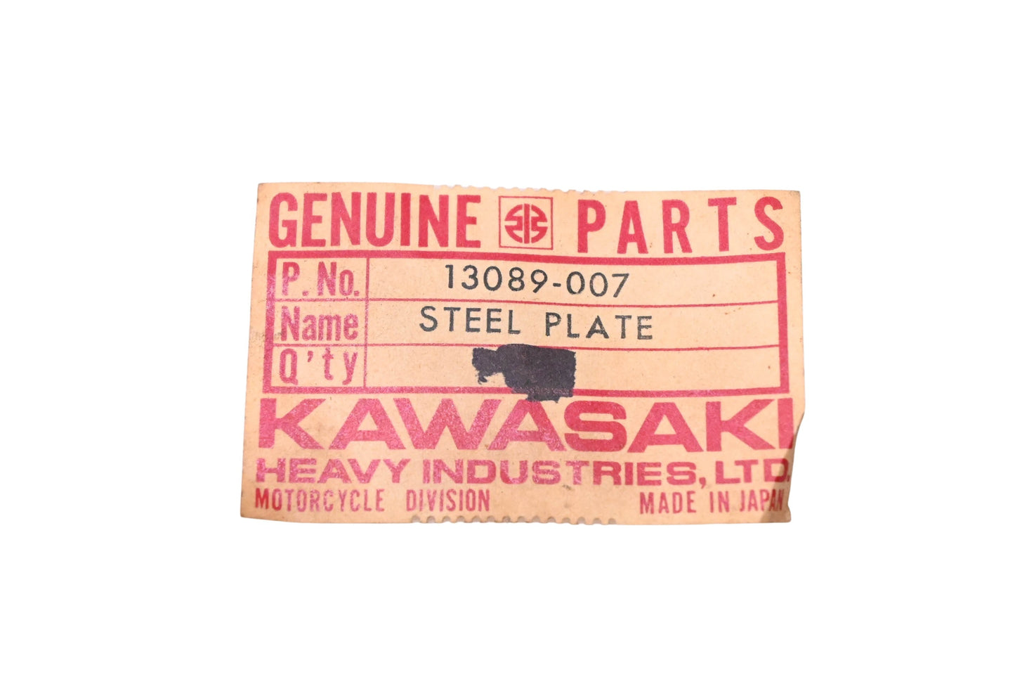 New OEM Kawasaki 13089-007 Clutch Plate NOS