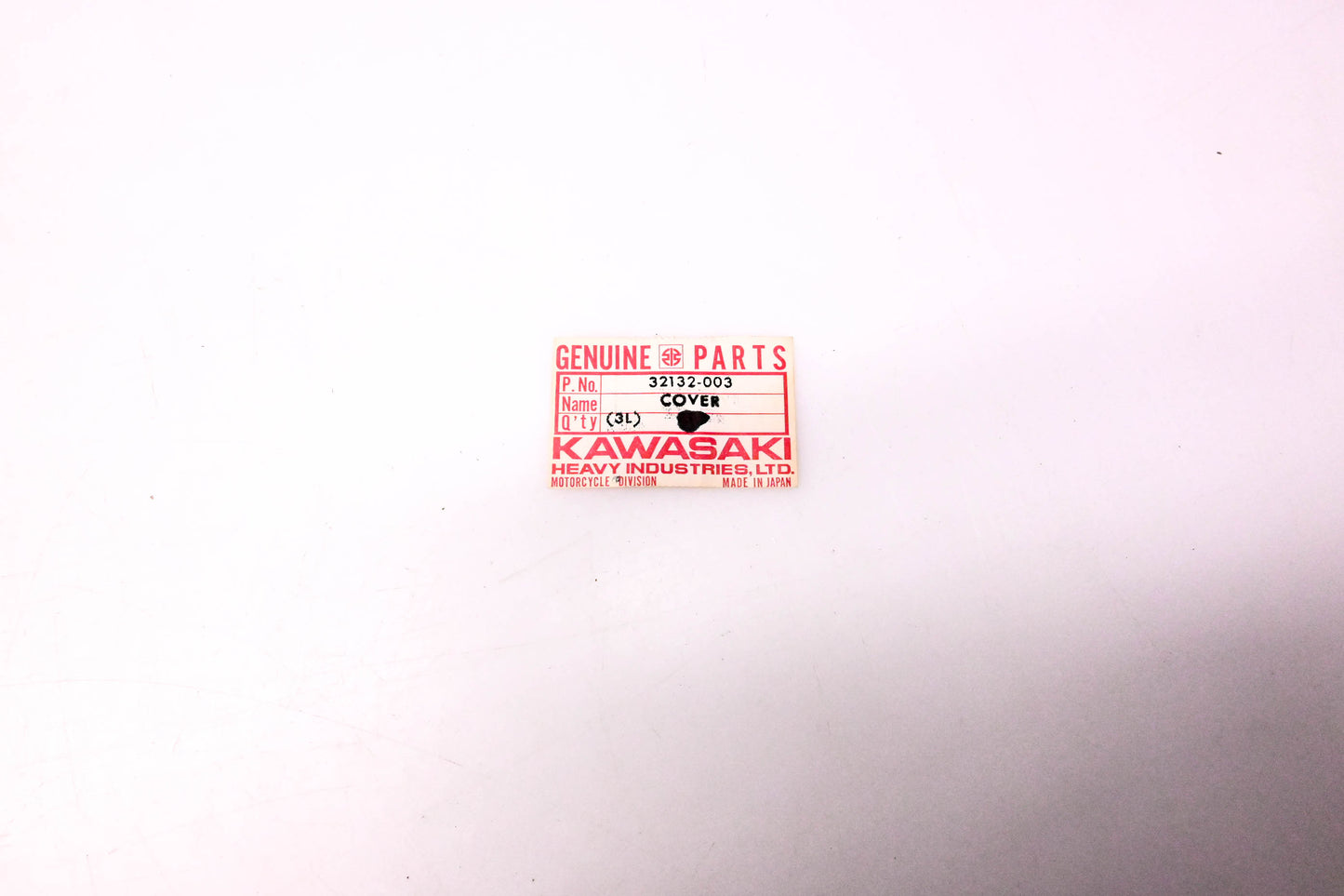 New OEM Kawasaki 32132-003 Spark Plug Cover NOS