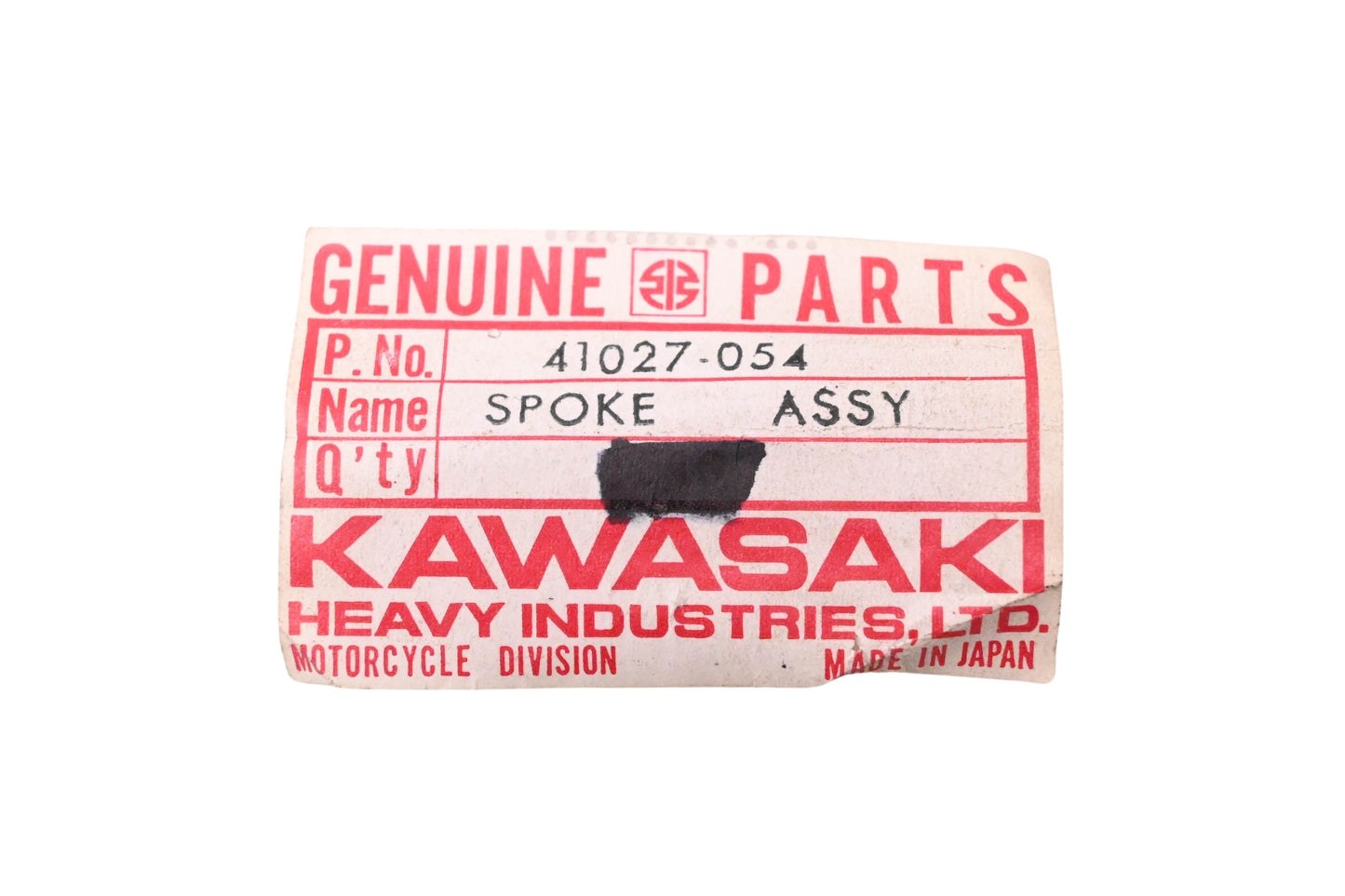 New OEM Kawasaki 41027-054 Inner Spoke Assembly Qty 10 NOS