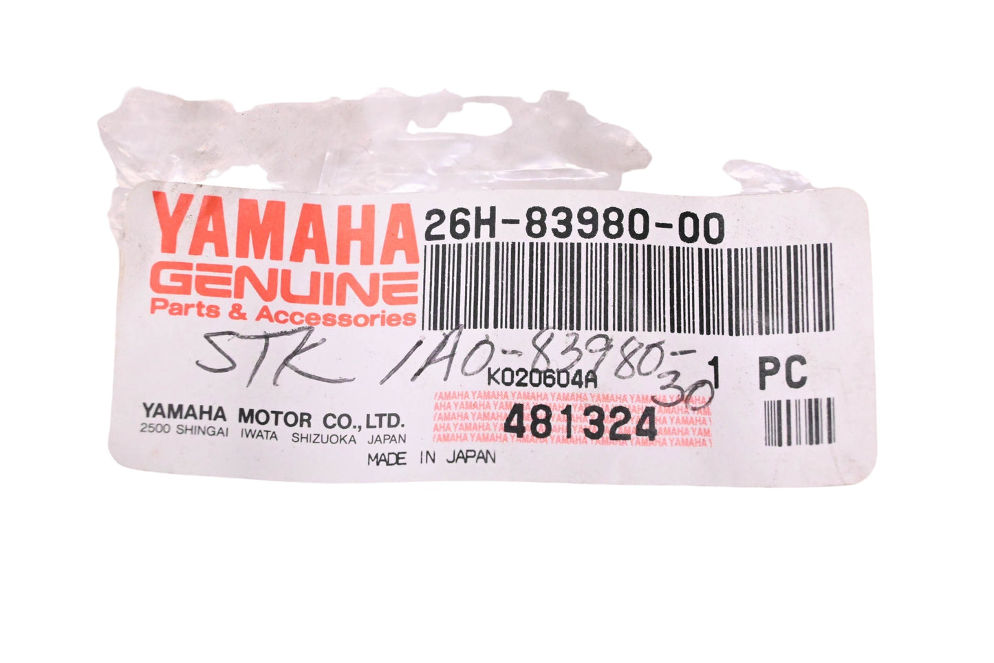 New OEM Yamaha 26H-83980-00-00 Front Brake Light Switch NOS
