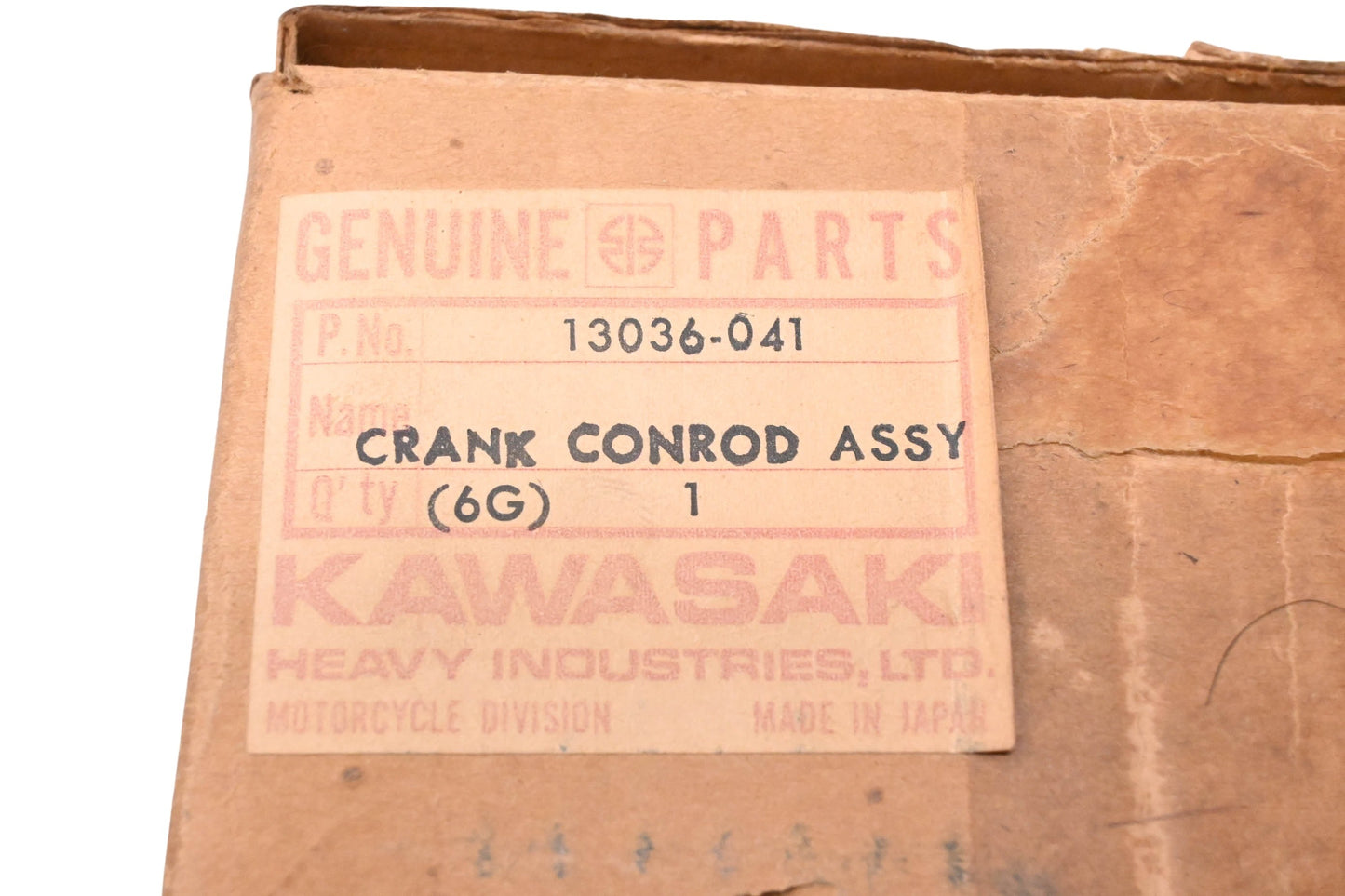 New OEM Kawasaki 13036-041 Crank & Connecting Rod Assembly NOS