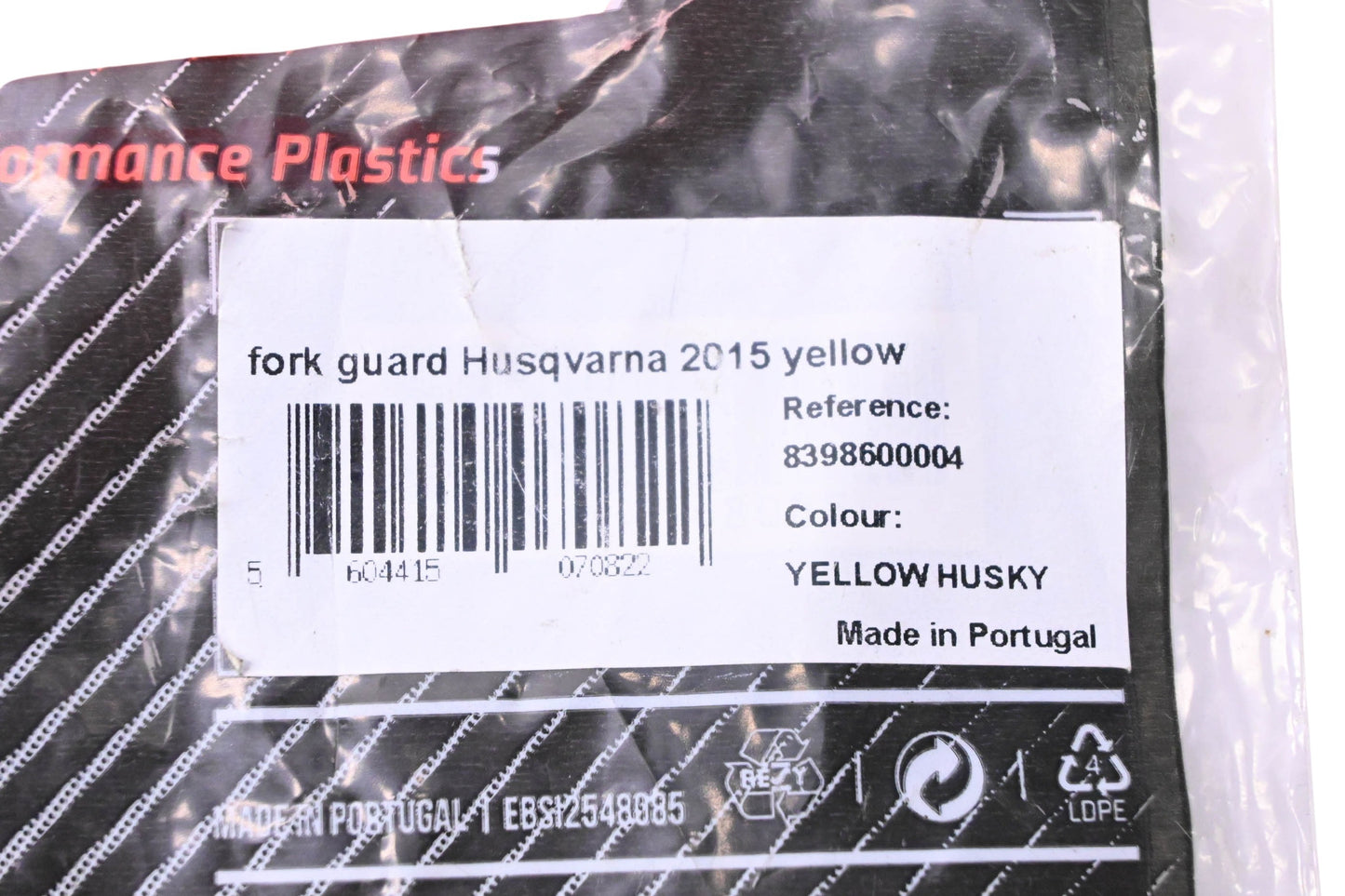 Polisport 8398600004 Yellow Fork Guard Kit NOS
