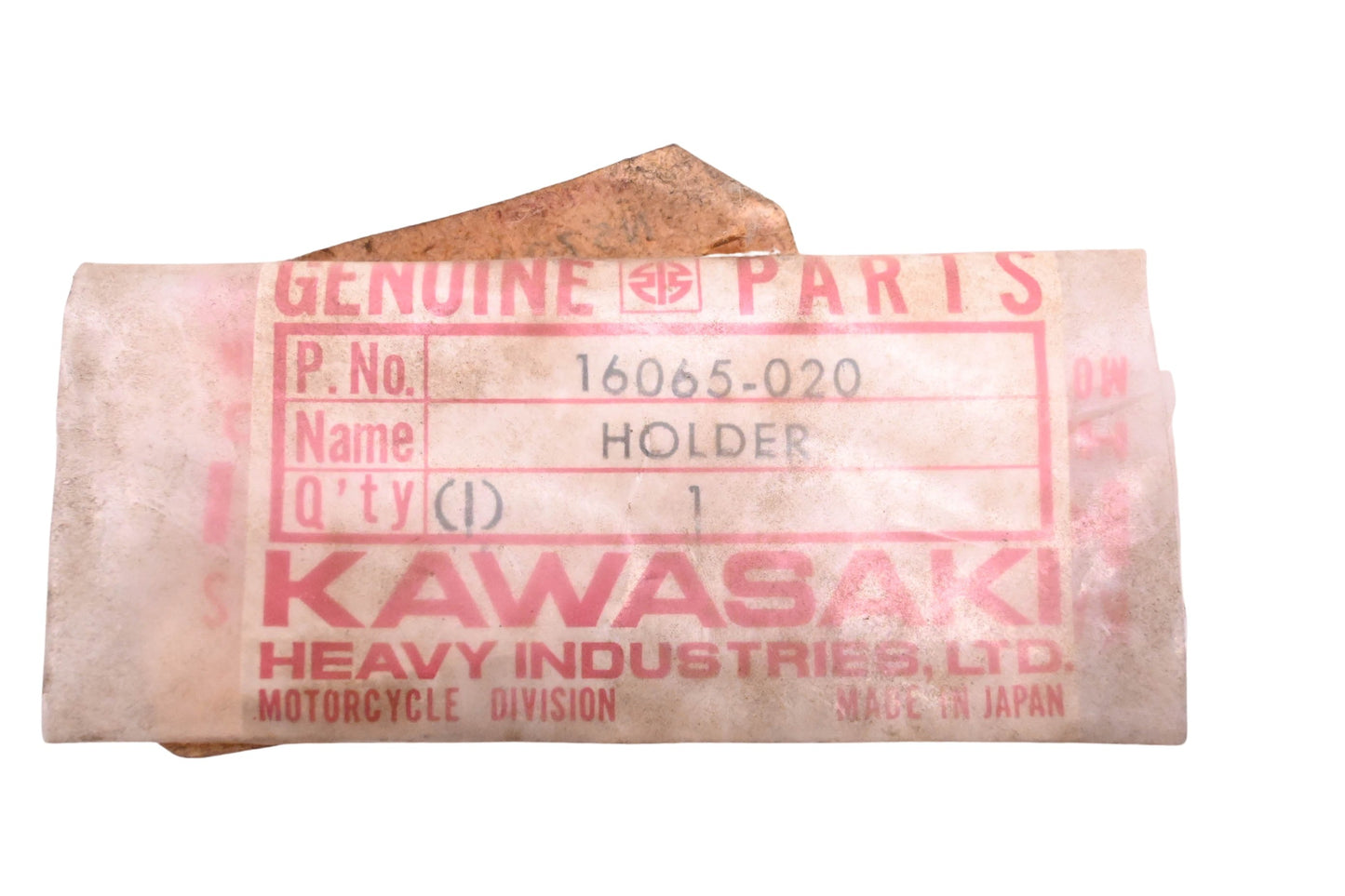 New OEM Kawasaki 16065-020 Holder NOS