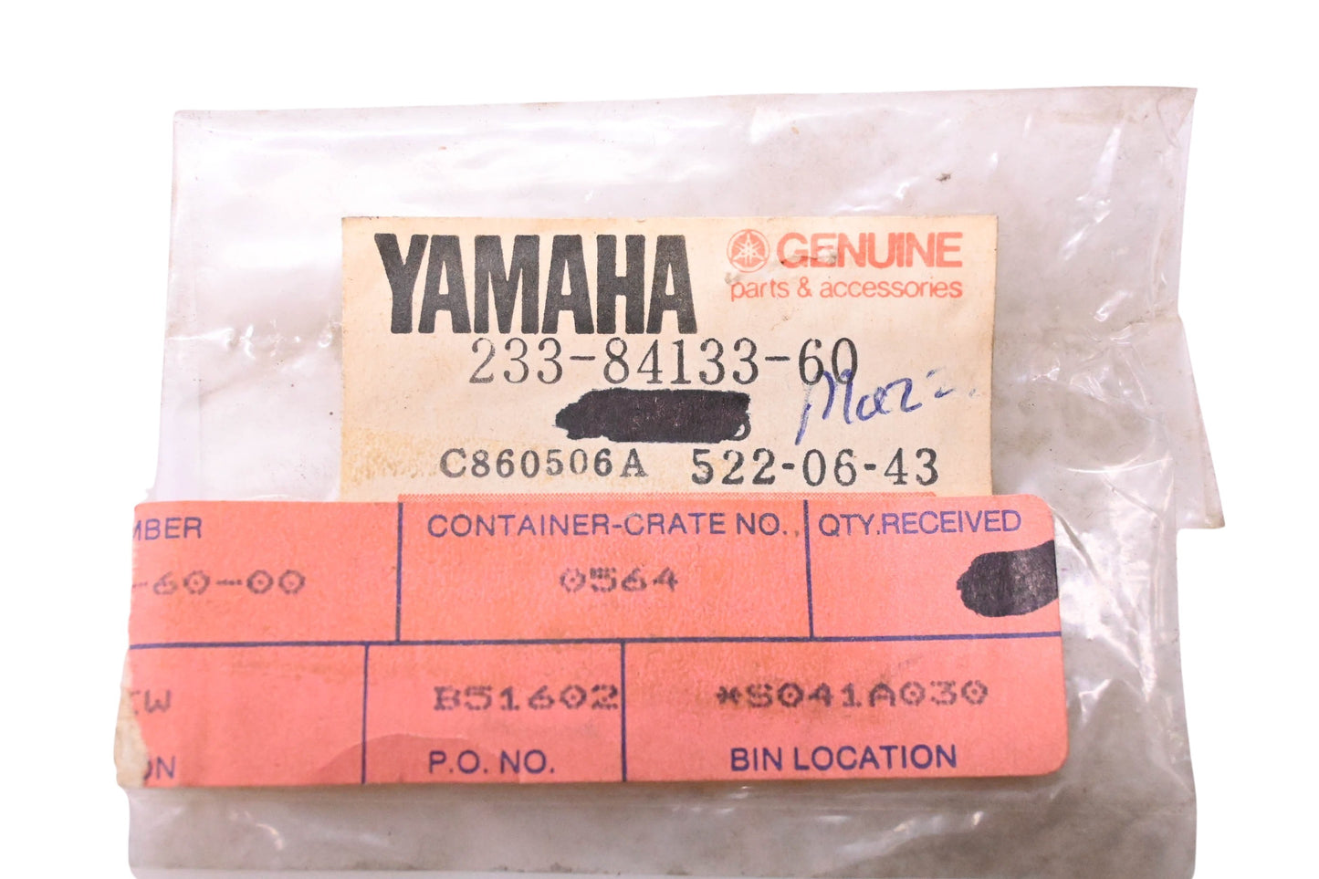 New OEM Yamaha 233-84133-60-00 Screw Collar NOS