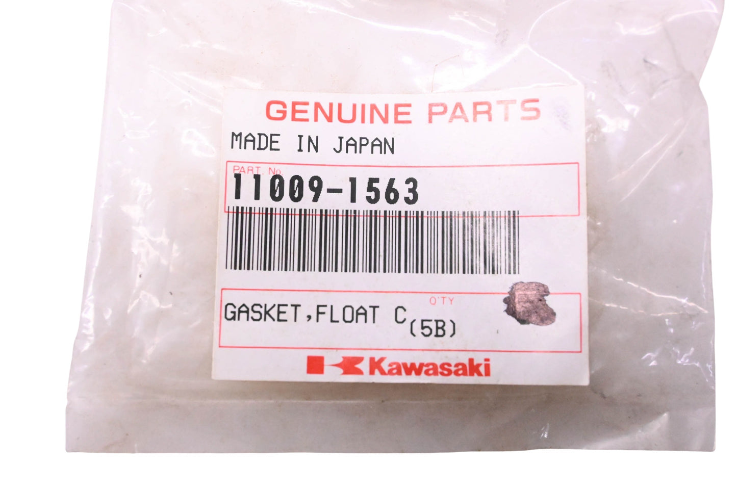 New OEM Kawasaki 11009-1563 Float Chamber Gasket NOS