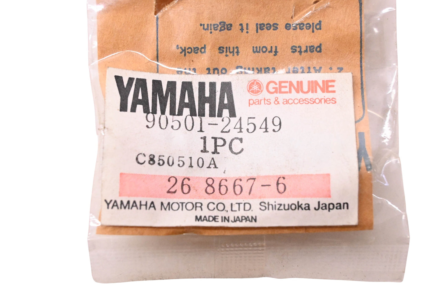 New OEM Yamaha 90501-24549-00 Compression Spring NOS