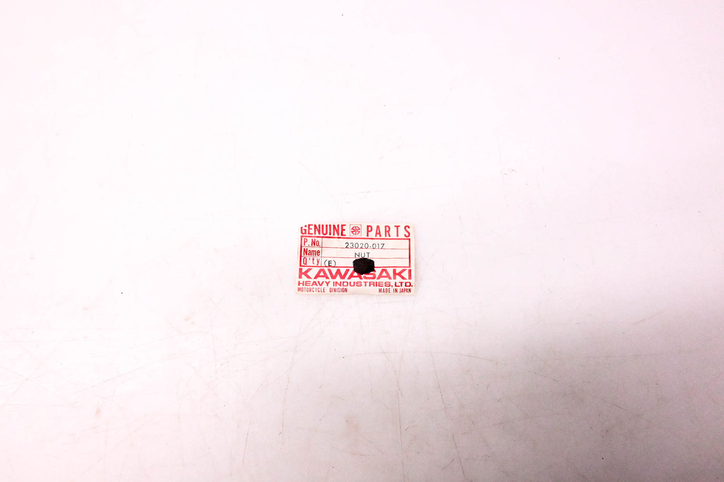 New OEM Kawasaki 23020-017 Headlight Mount Nut NOS