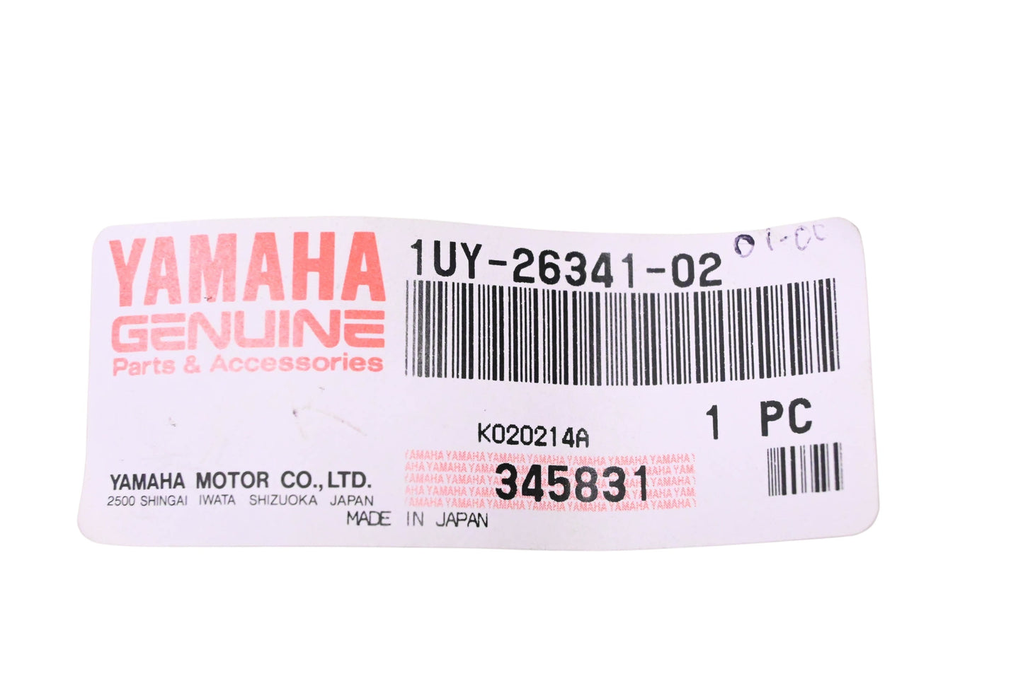 New OEM Yamaha 1UY-26341-02-00 Wire Brake Cable NOS