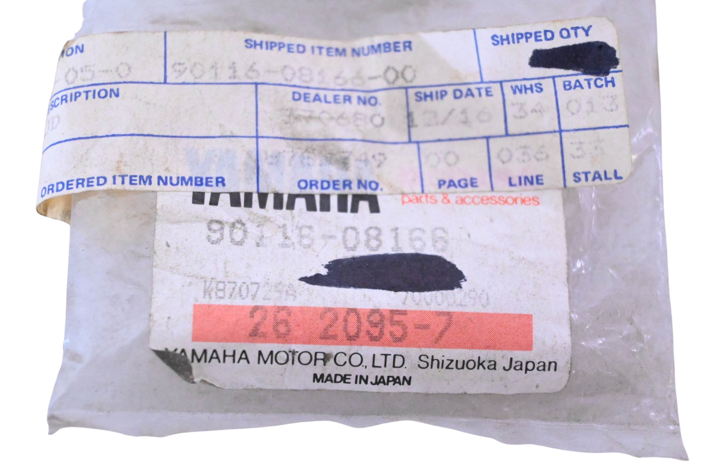New OEM Yamaha 90116-08166-00 Exhaust Stud Bolt NOS