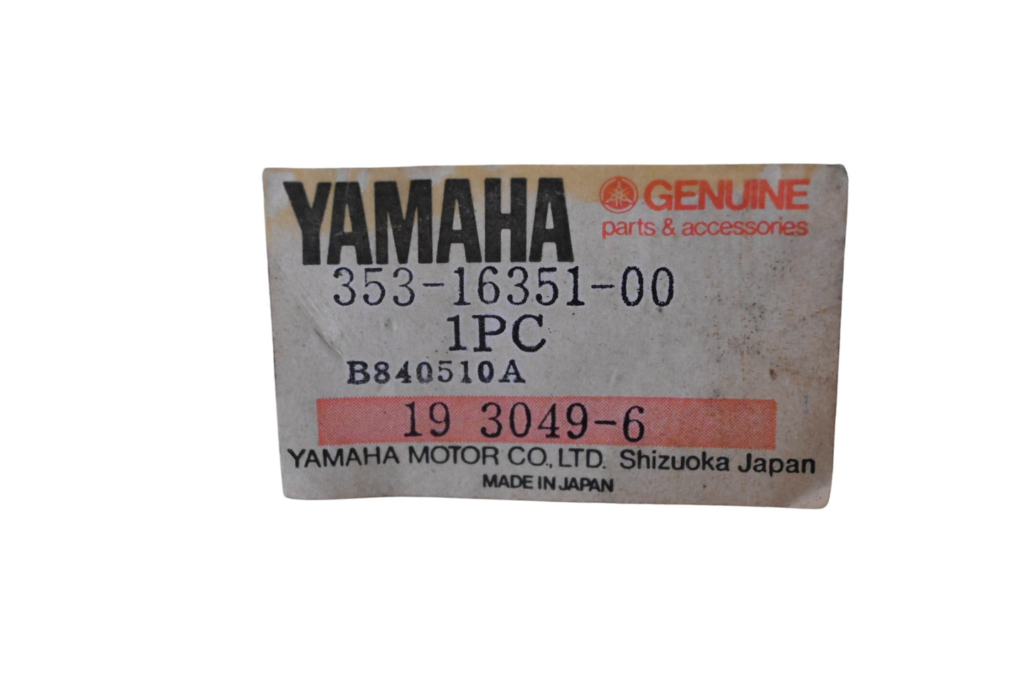 New OEM Yamaha 353-16351-00-00 Clutch Pressure Plate NOS