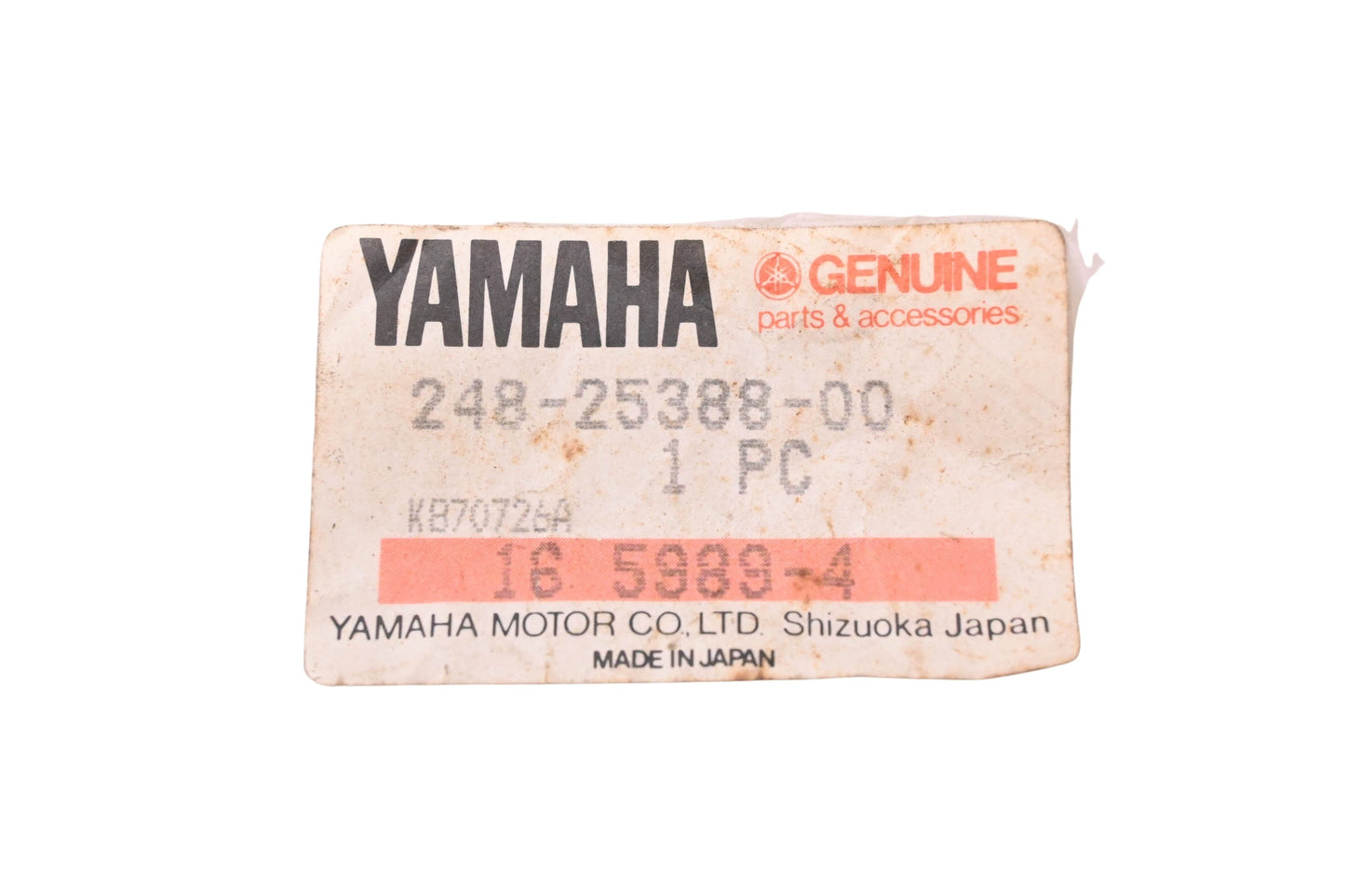 New OEM Yamaha 248-25388-00-00 Chain Adjuster NOS