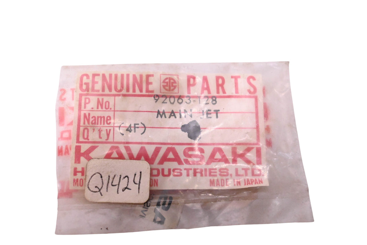 New OEM Kawasaki 92063-128 Special Main Jet NOS