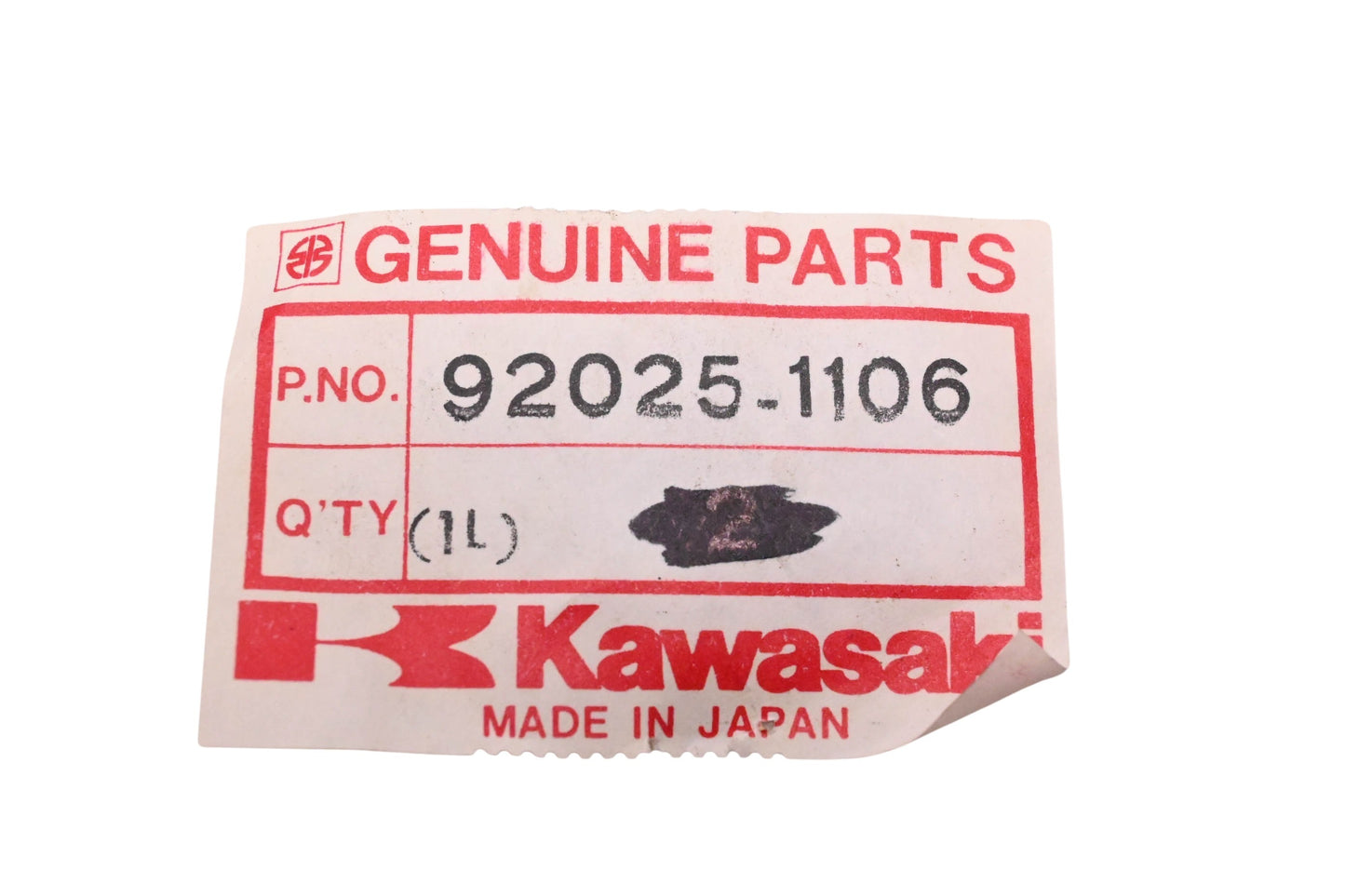 New OEM Kawasaki 92025-1106 Tappet Shim 8.00T NOS