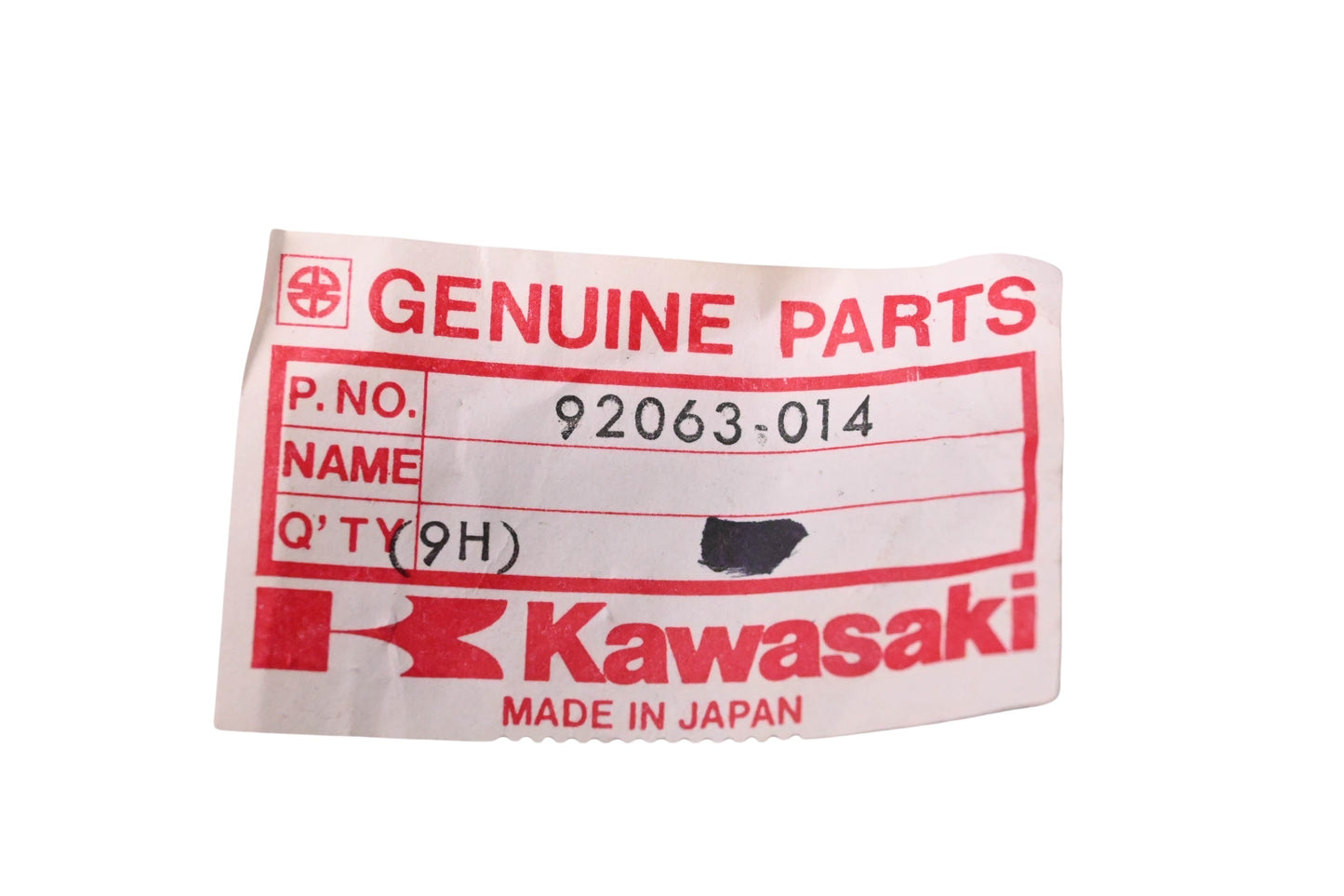 New OEM Kawasaki 92063-014 Main Jet 130A NOS
