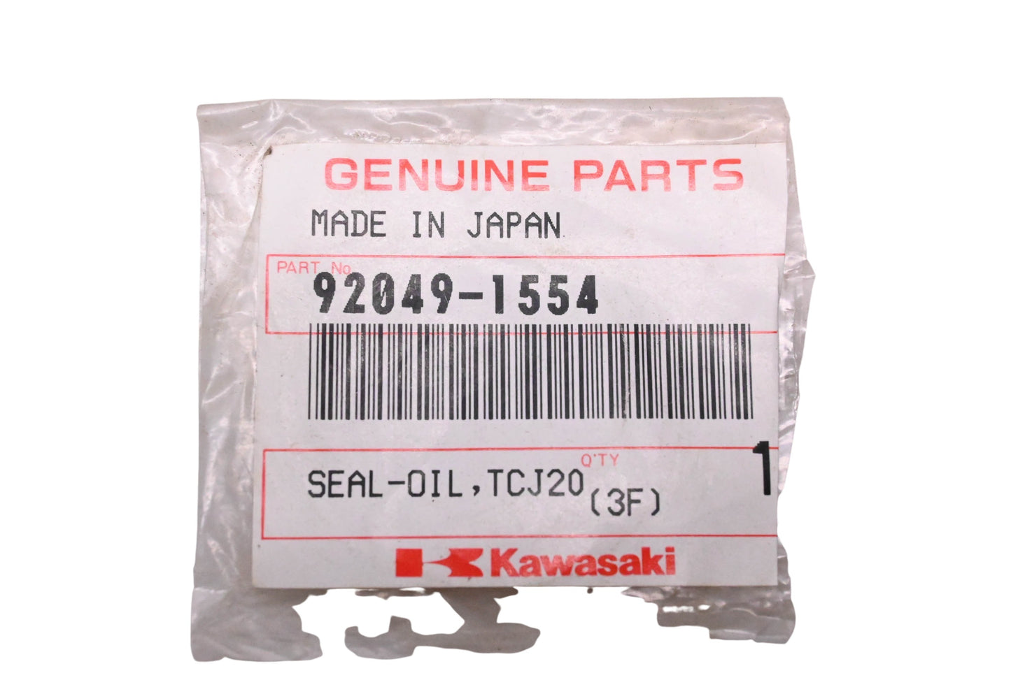 New OEM Kawasaki 92049-1554 Oil Seal NOS