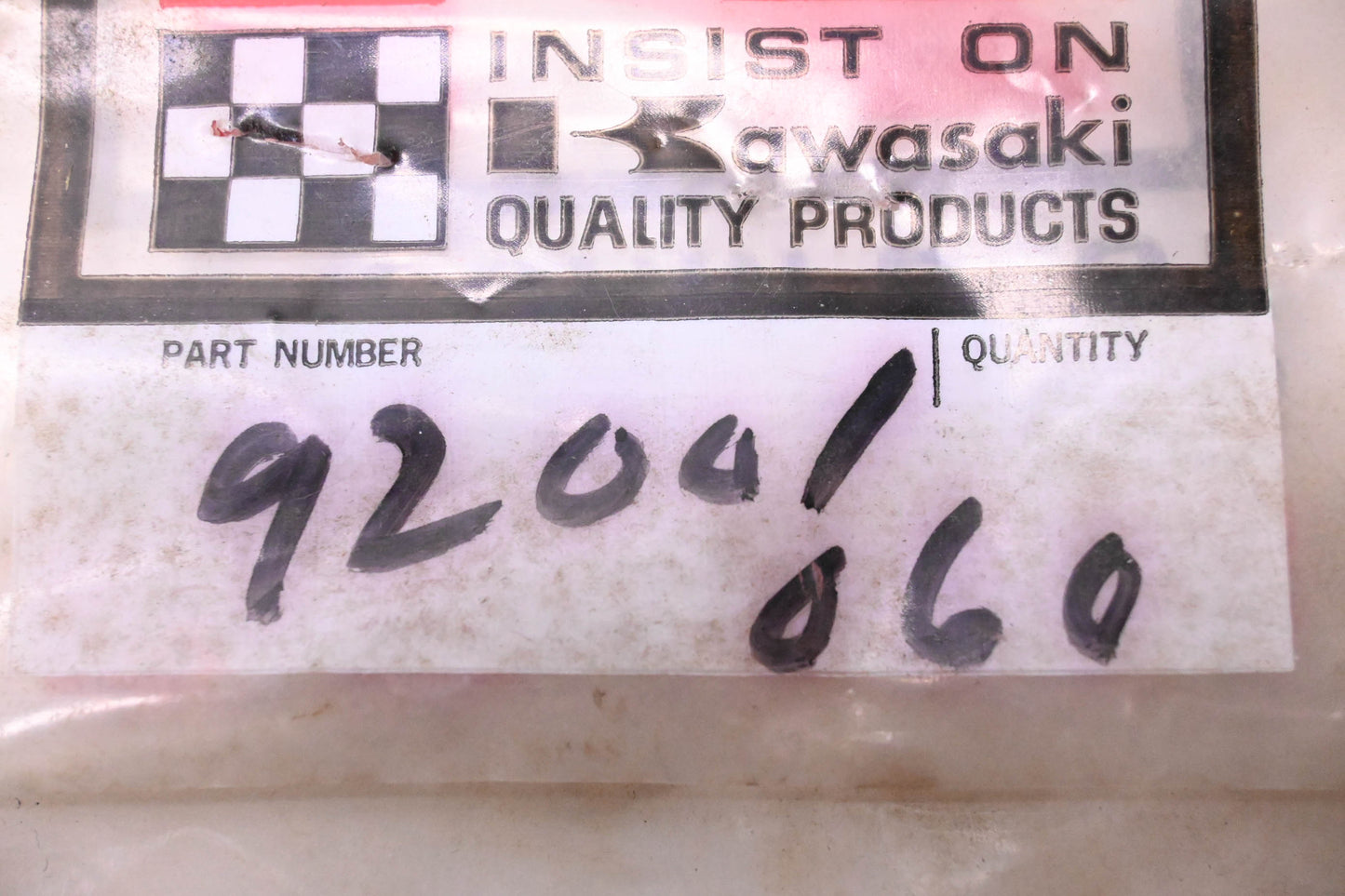 New OEM Kawasaki 92001-060 Oil Pump Bolt NOS