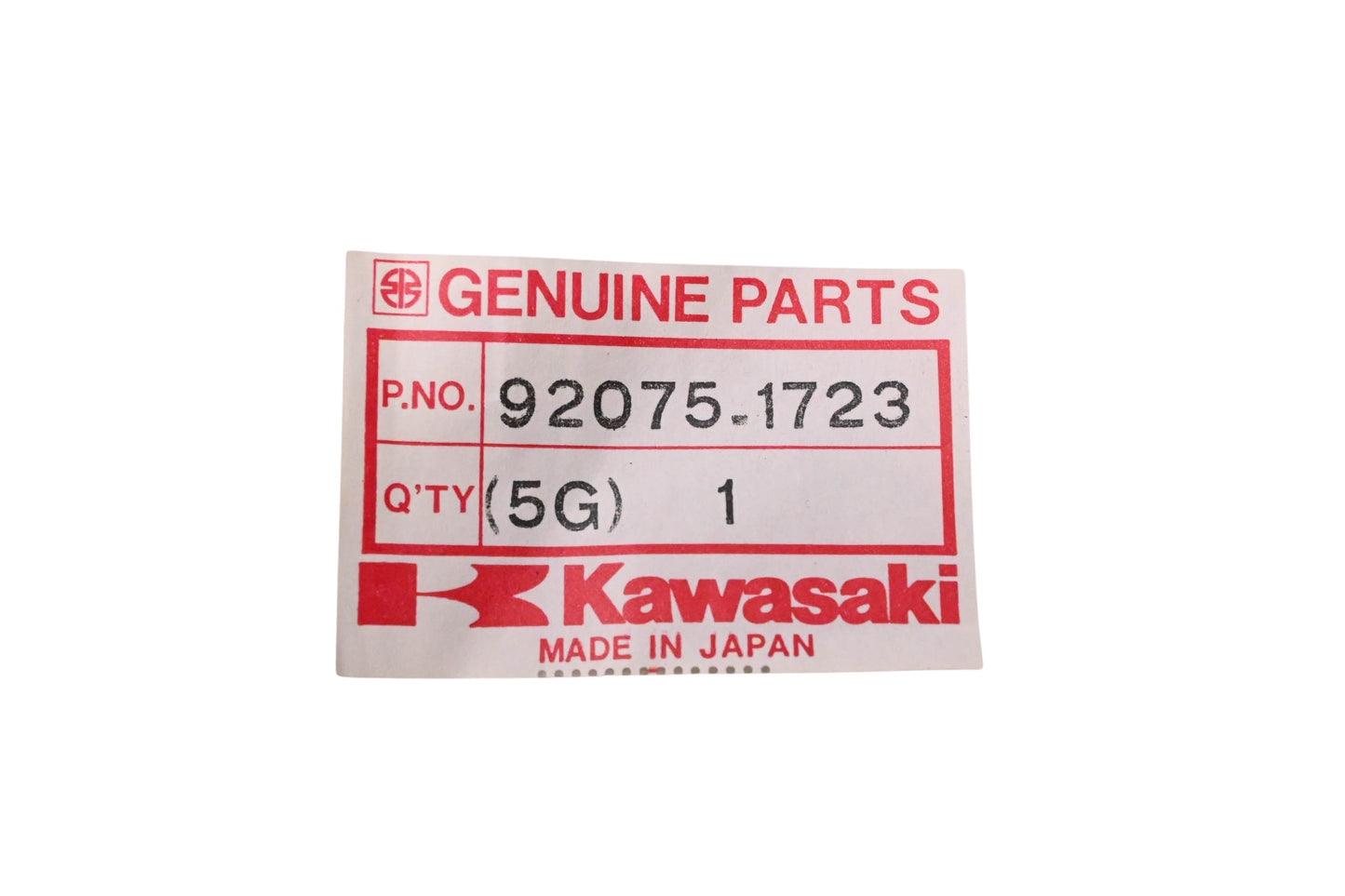 New OEM Kawasaki 92075-1723 Tail Light Rubber Damper NOS