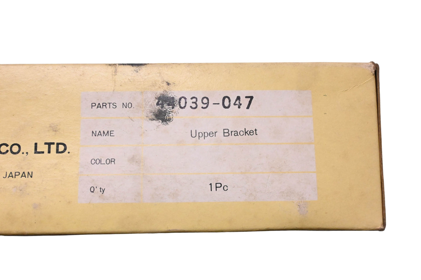 New OEM Kawasaki 44039-047 Flat Black Upper Bracket Triple Tree NOS