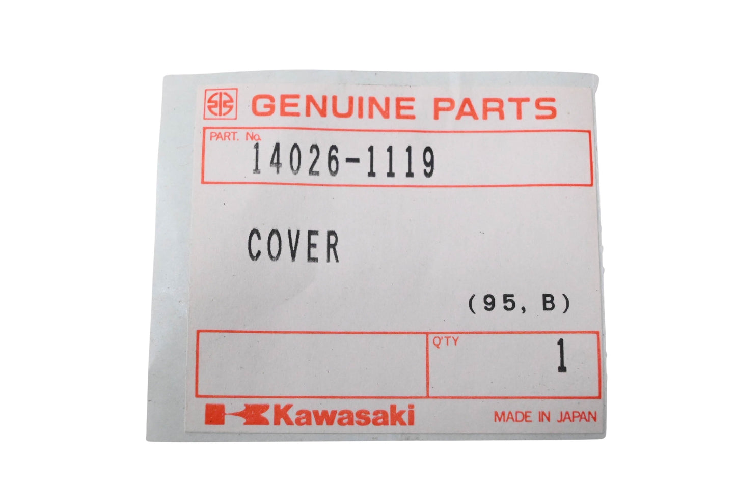 New OEM Kawasaki 14026-1119 Front Sprocket Cover Black NOS
