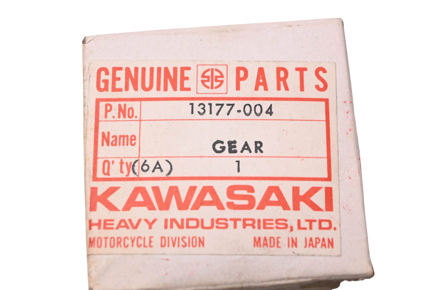 New OEM Kawasaki 13177-004 Transmission High Gear NOS