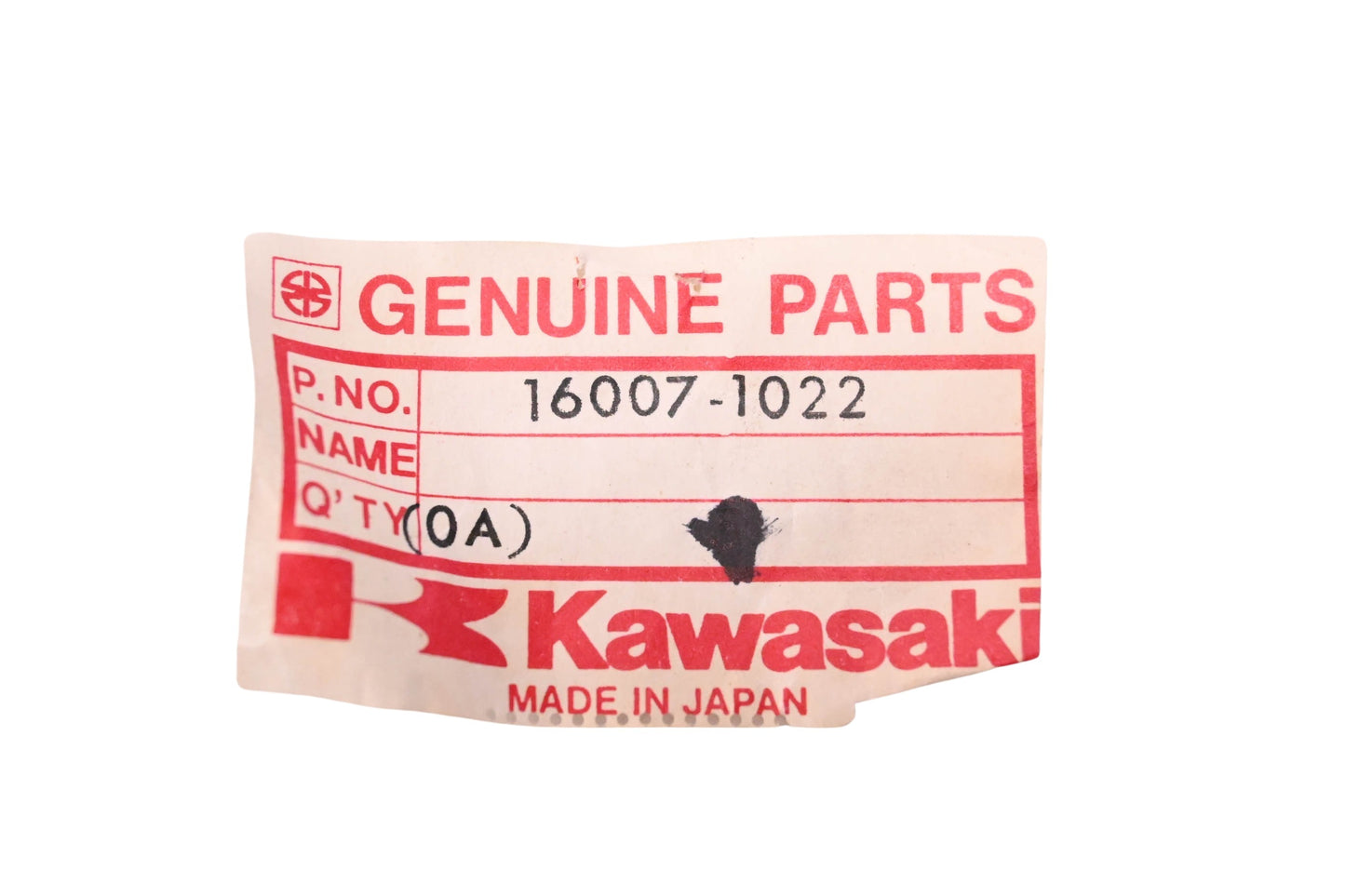 New OEM Kawasaki 16007-1022 Carburetor Needle Holder NOS