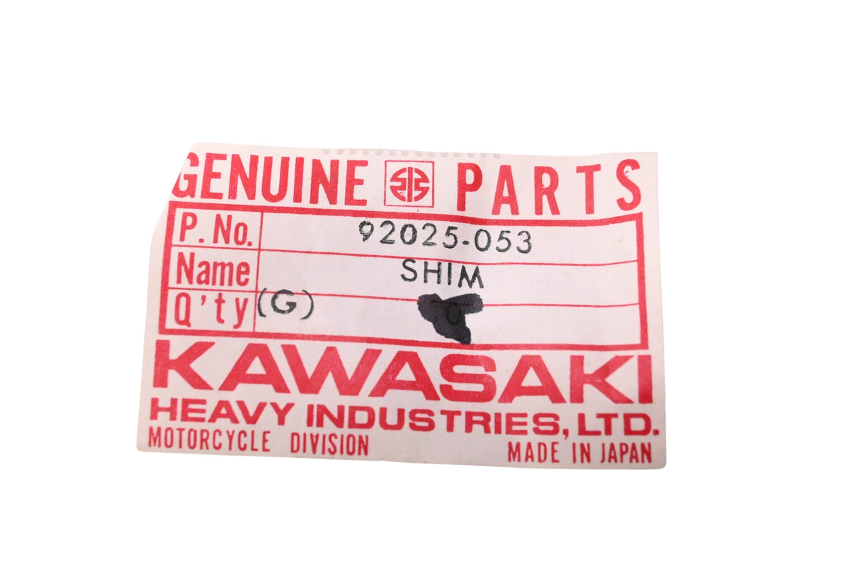 New OEM Kawasaki 92025-053 Engine Fitting Shim .5MM NOS