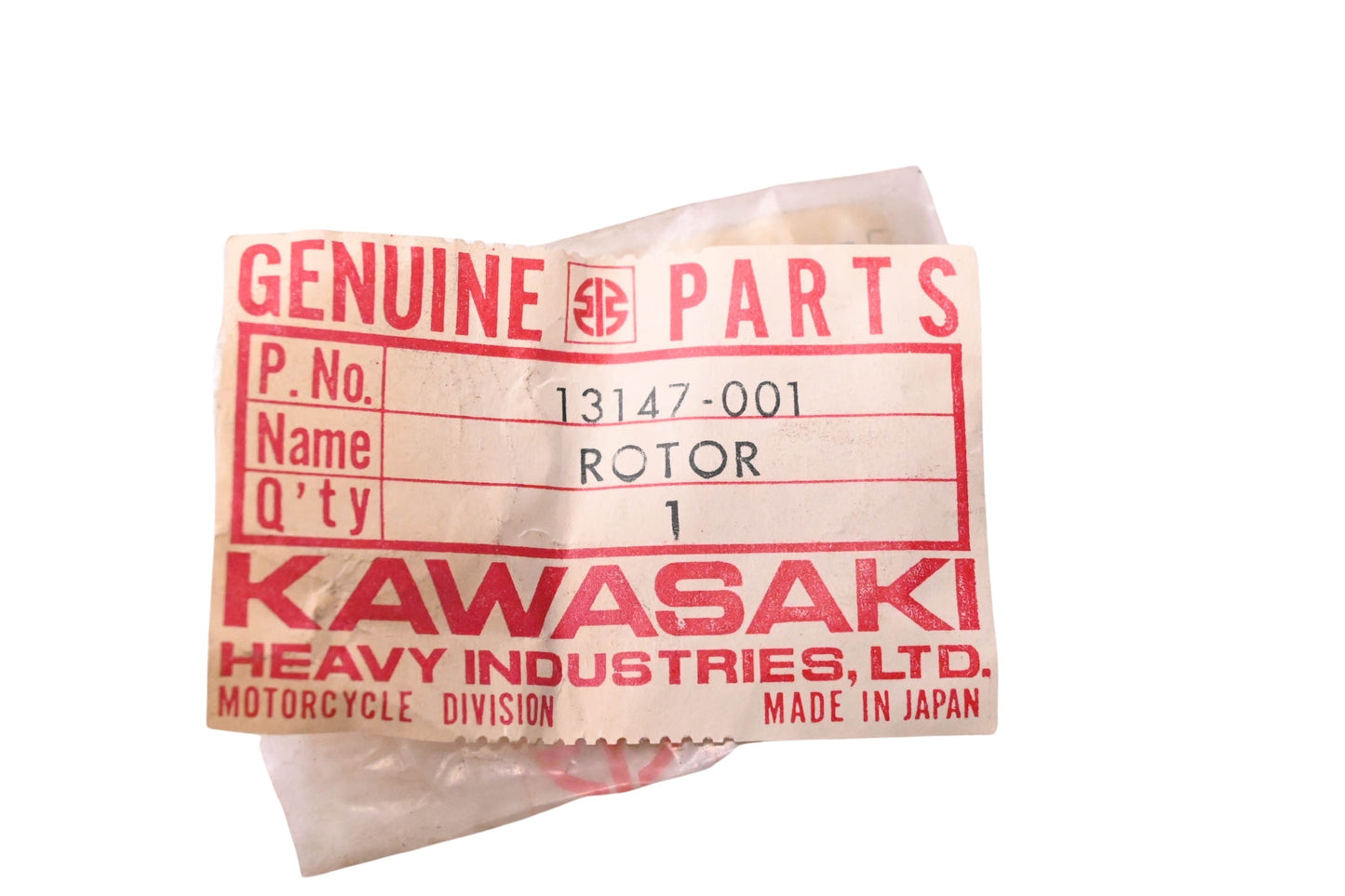 New OEM Kawasaki 13147-001 Neutral Switch Rotor NOS