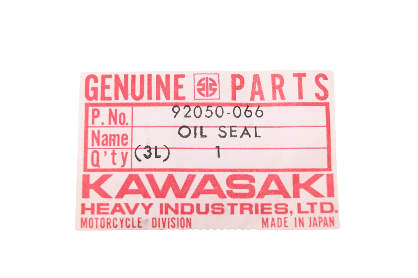 New OEM Kawasaki 92050-066 Oil Seal NOS