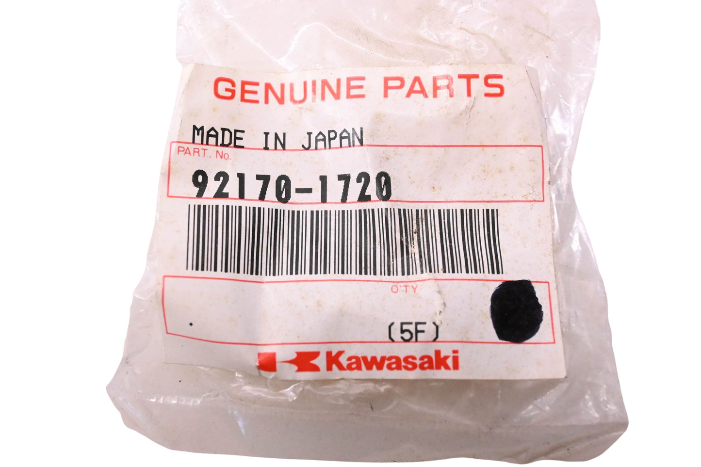 New OEM Kawasaki 92170-1720 Hose Clamp NOS
