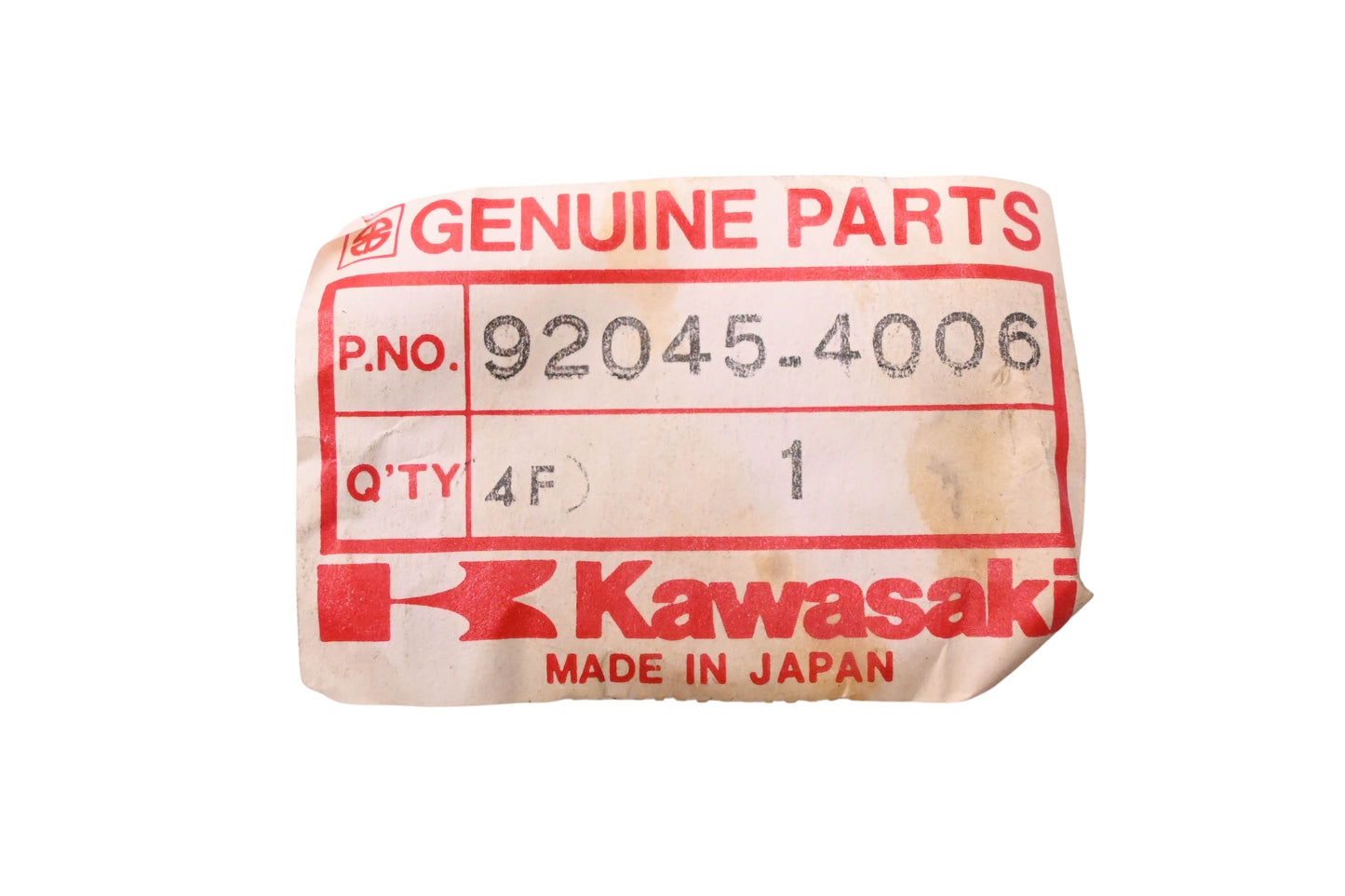 New OEM Kawasaki 92045-4006 Ball Bearing NOS