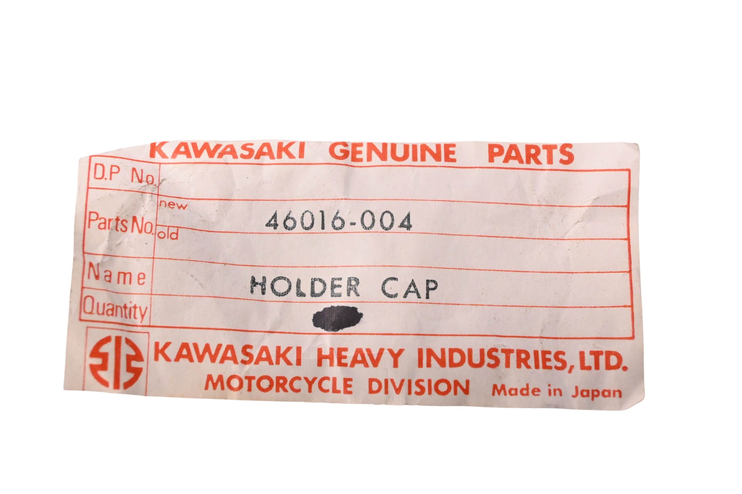 New OEM Kawasaki 46016-004 Handlebar Holder Cap NOS