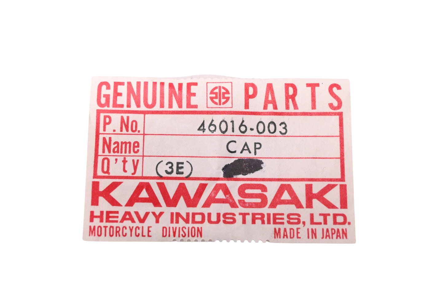 New OEM Kawasaki 46016-003 Handlebar Holder Cap NOS