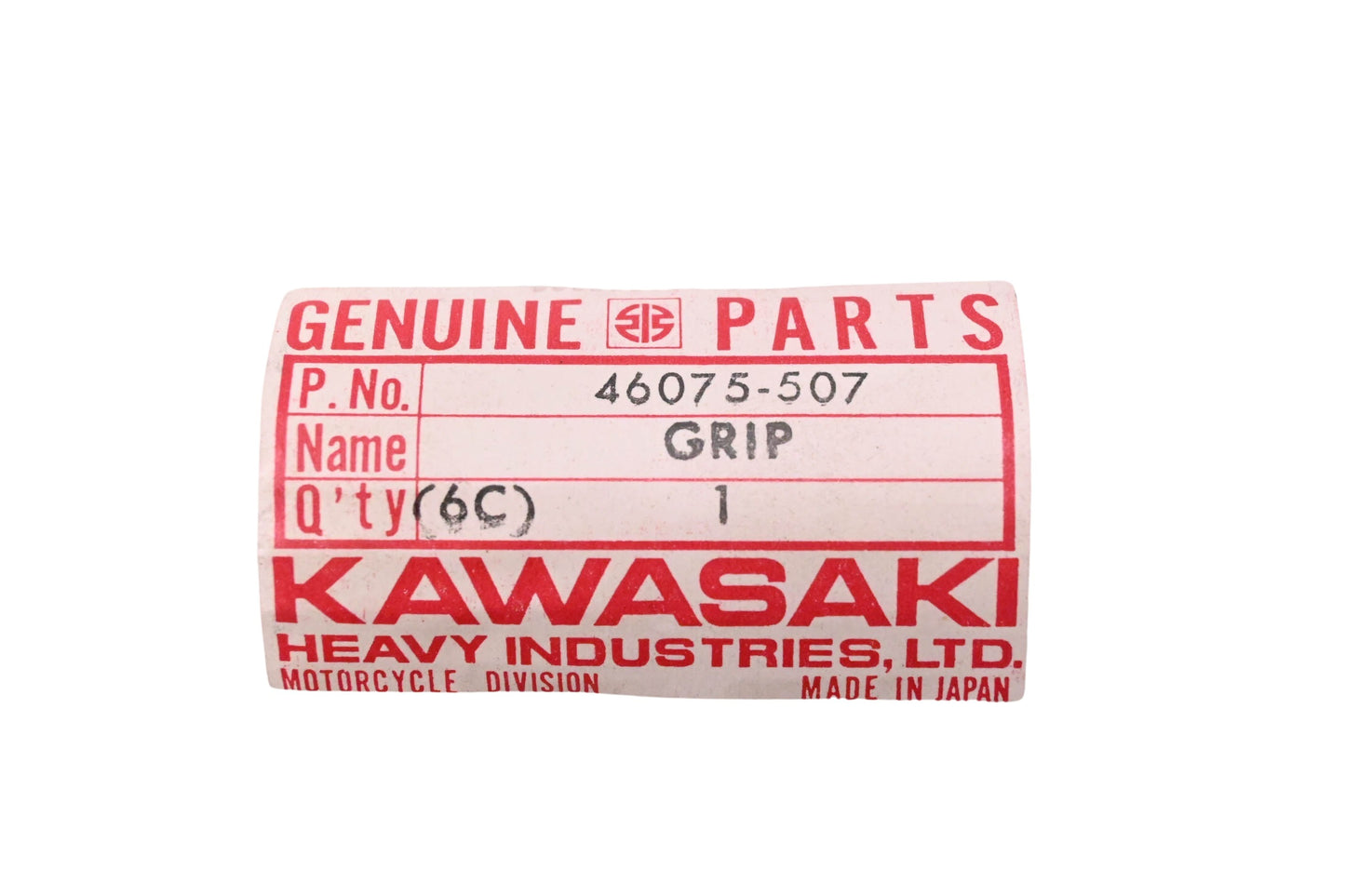 New OEM Kawasaki 46075-507 Rubber Grip NOS