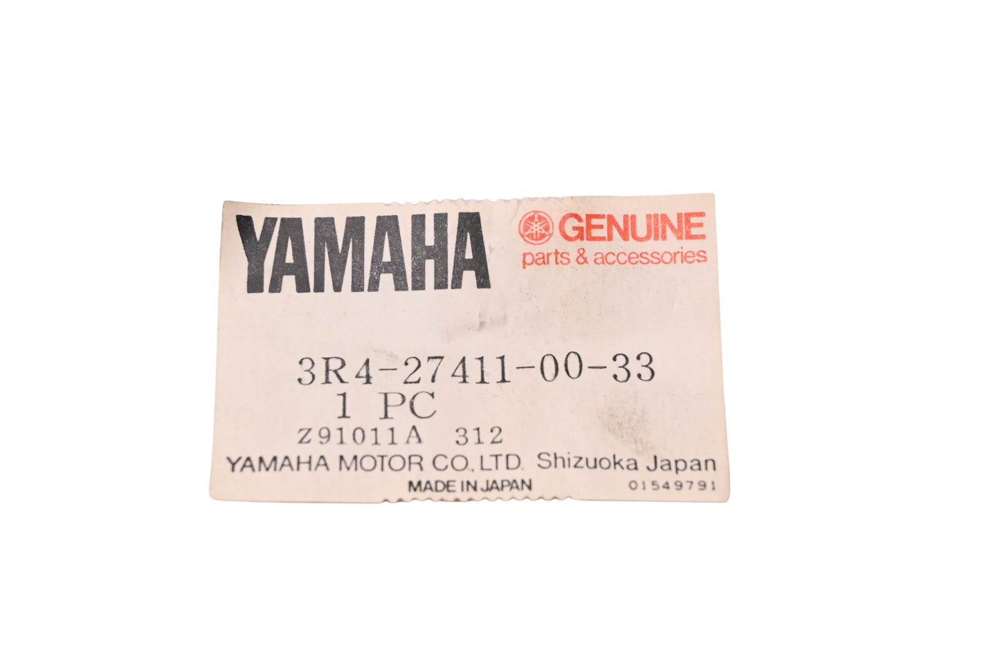 New OEM Yamaha 3R4-27411-00-33 Left Footrest NOS