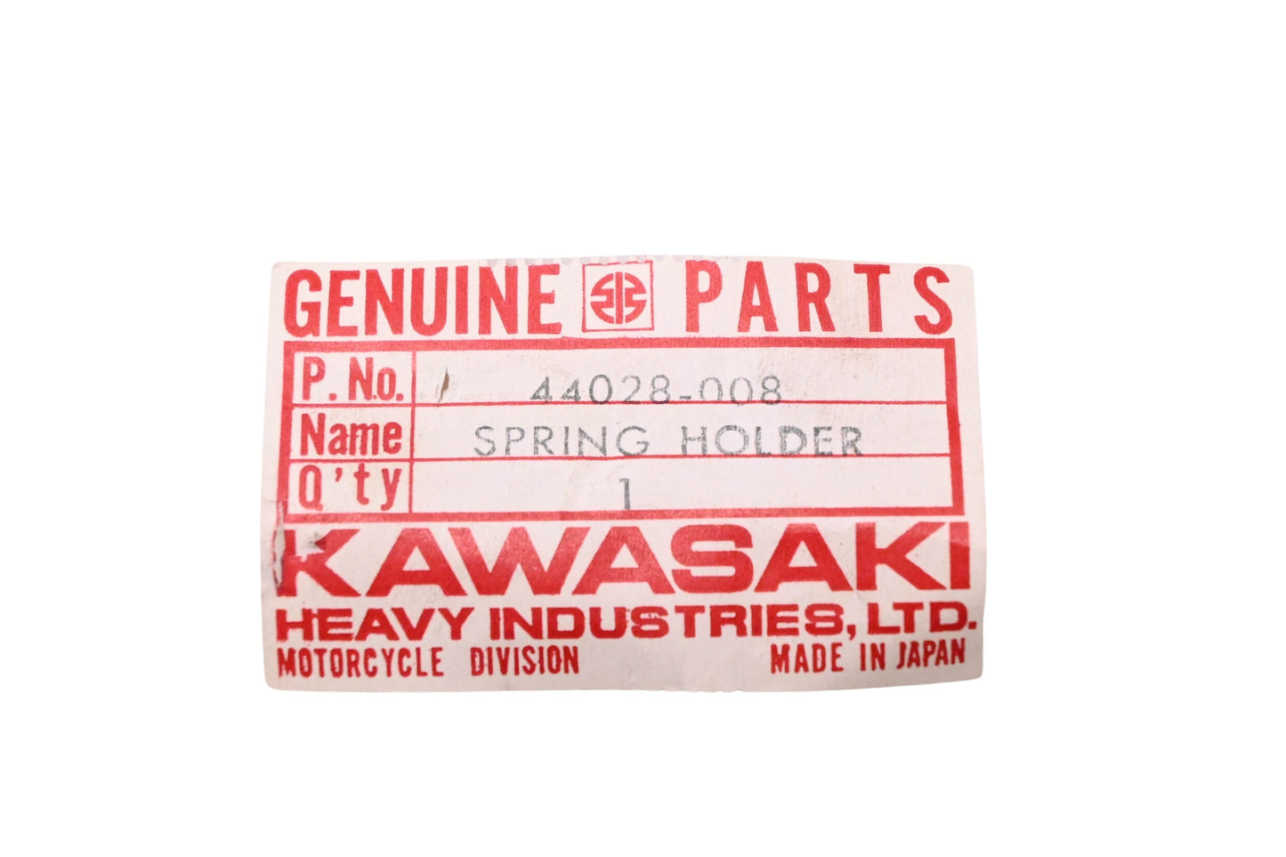 New OEM Kawasaki 44028-008 Fork Spring Holder NOS