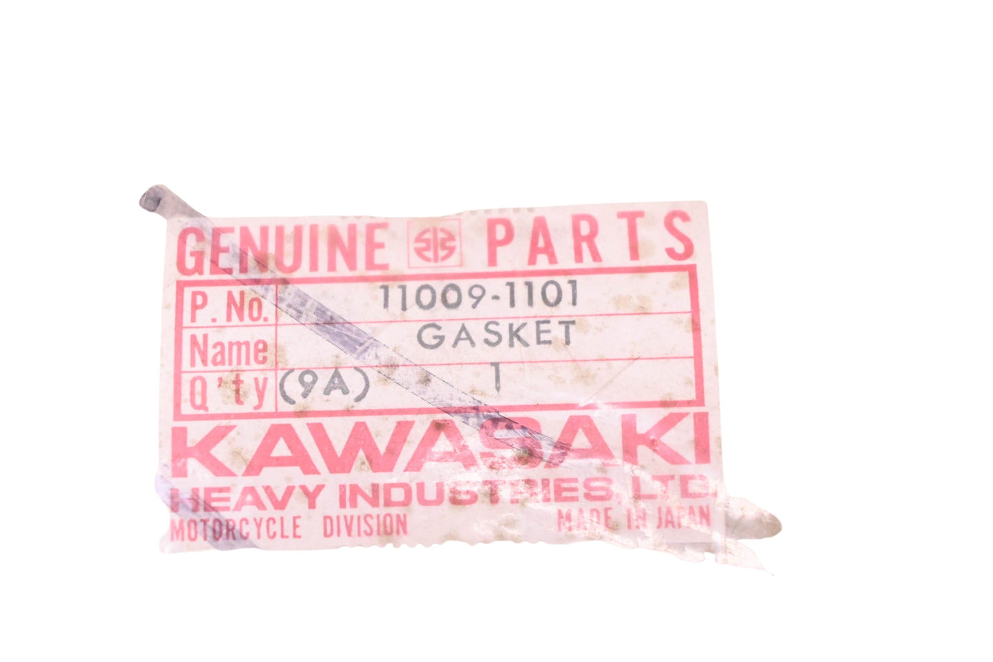 New OEM Kawasaki 11009-1101 Cylinder Barrel Base Gasket NOS