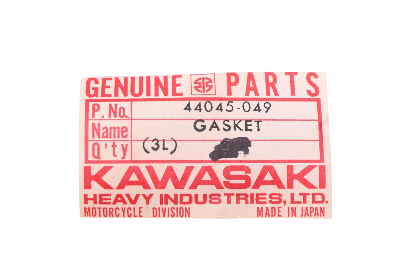 New OEM Kawasaki 44045-049 Fork Cover Gasket NOS