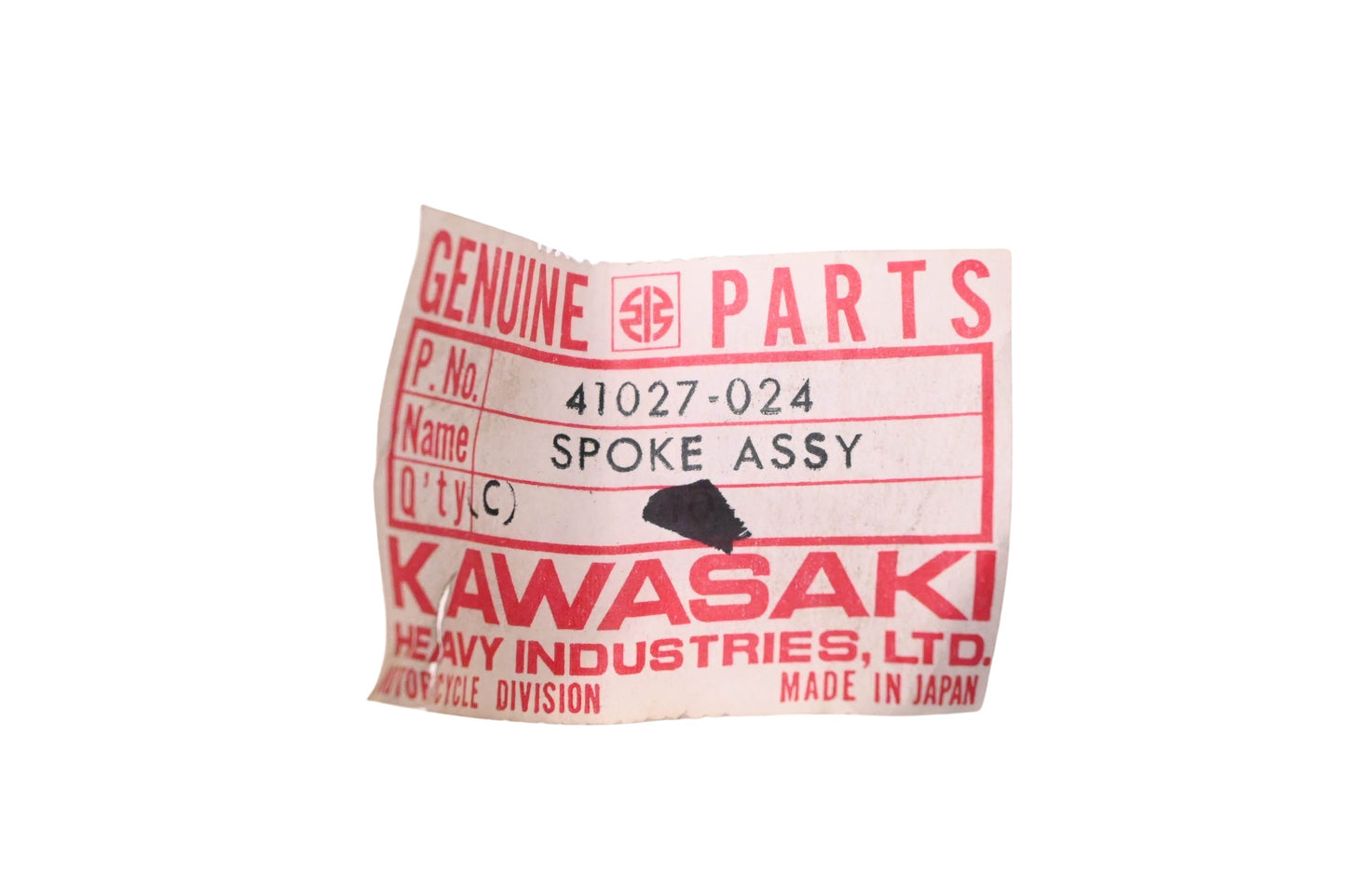 New OEM Kawasaki 41027-024 Inner Spokes Qty 10 NOS