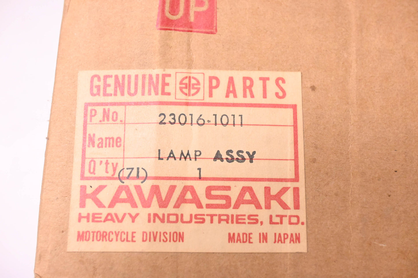 New OEM Kawasaki 23016-1011 Lamp Assembly NOS