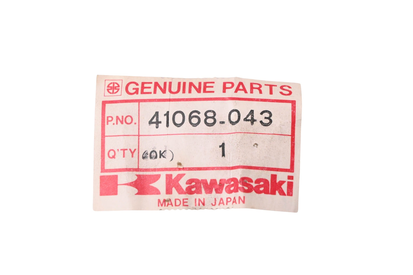 New OEM Kawasaki 41068-043 Front Axle NOS