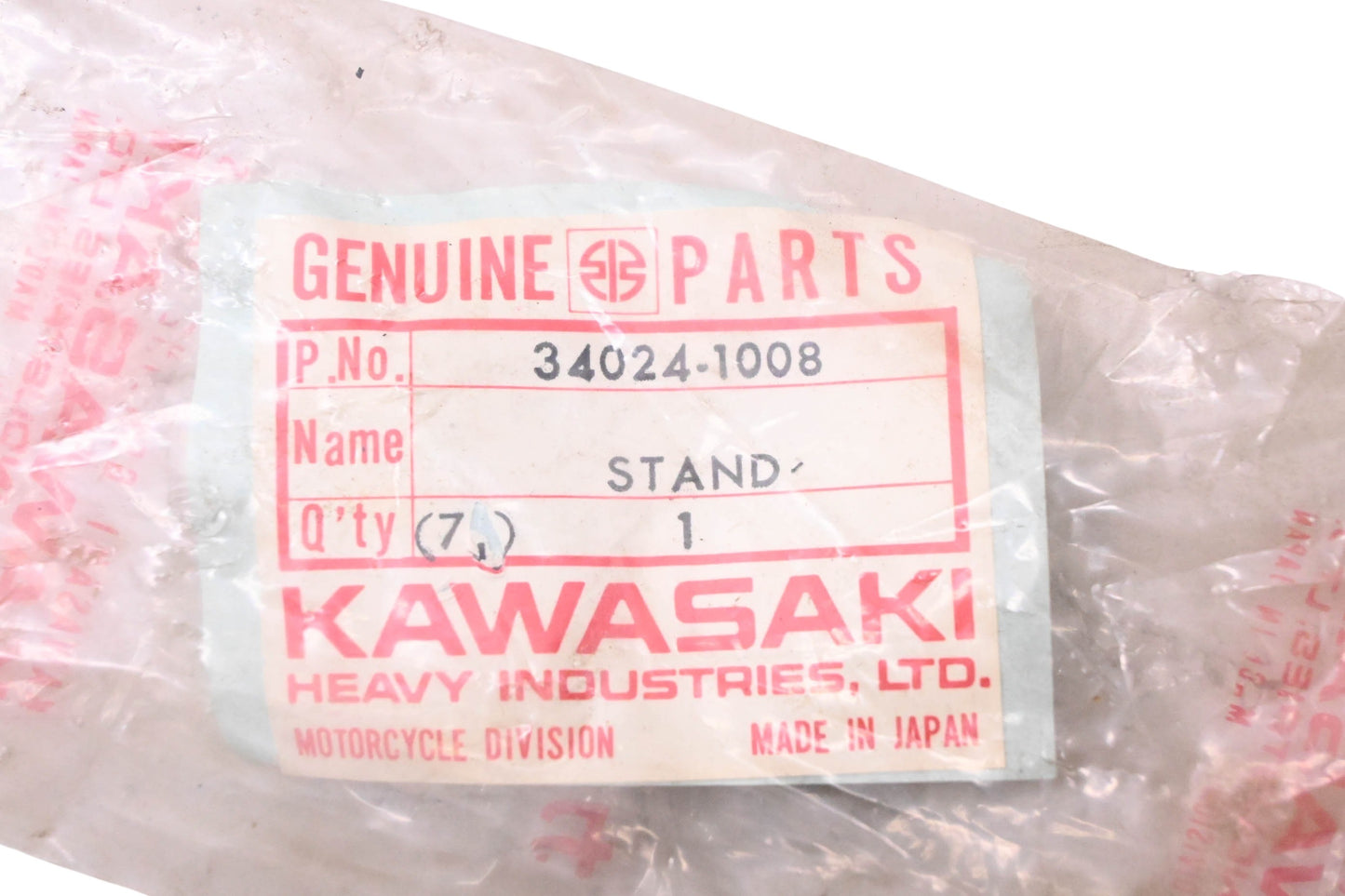 New OEM Kawasaki 34024-1008 Kickstand NOS