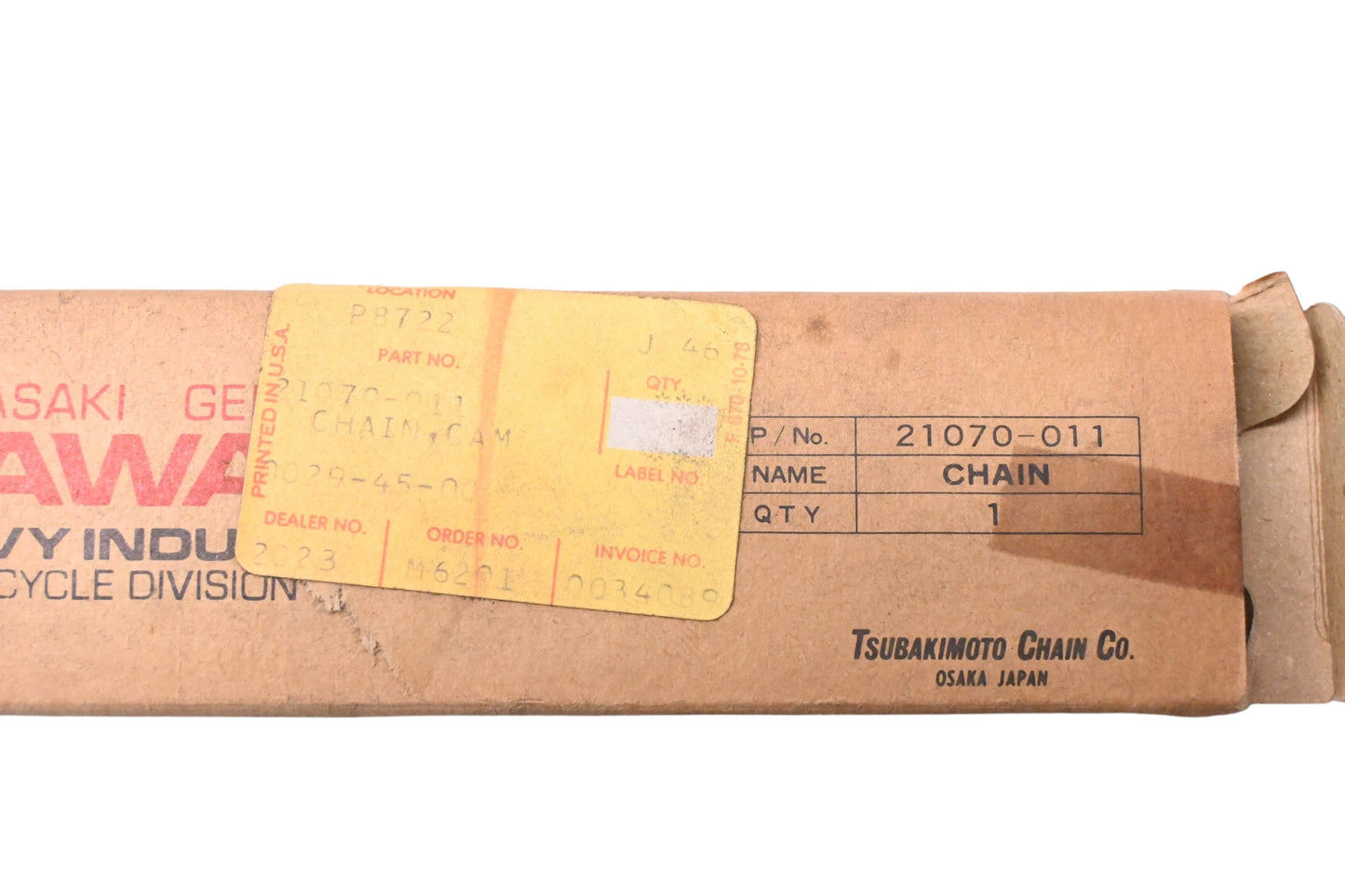 New OEM Kawasaki 21070-011 Timing Cam Chain NOS