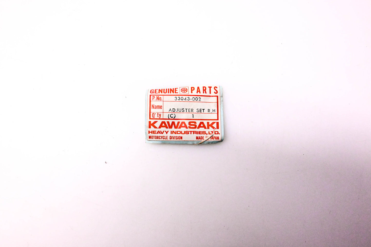 New OEM Kawasaki 33043-002 Right Chain Adjuster Kit NOS