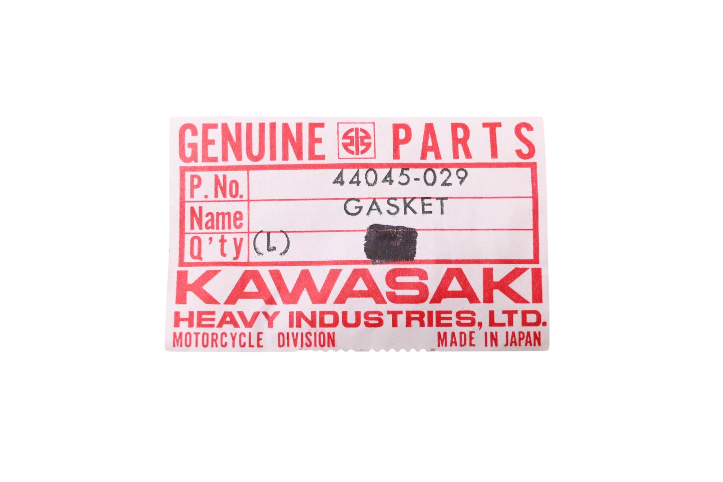 New OEM Kawasaki 44045-029 Fork Cover Gasket NOS