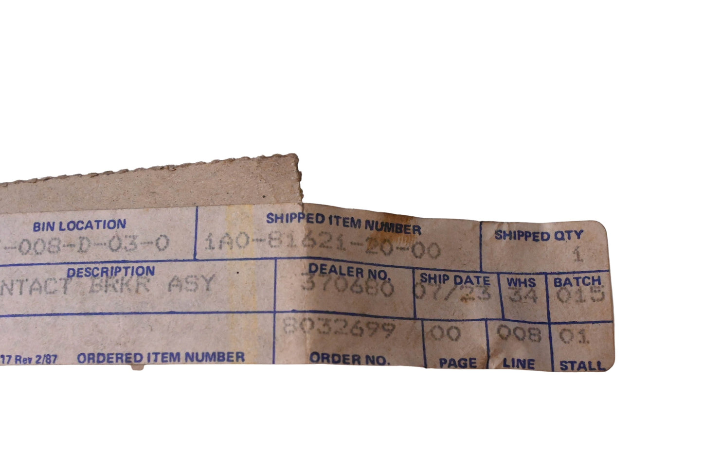 New OEM Yamaha 1A0-81621-20-00 Contact Breaker Assembly NOS