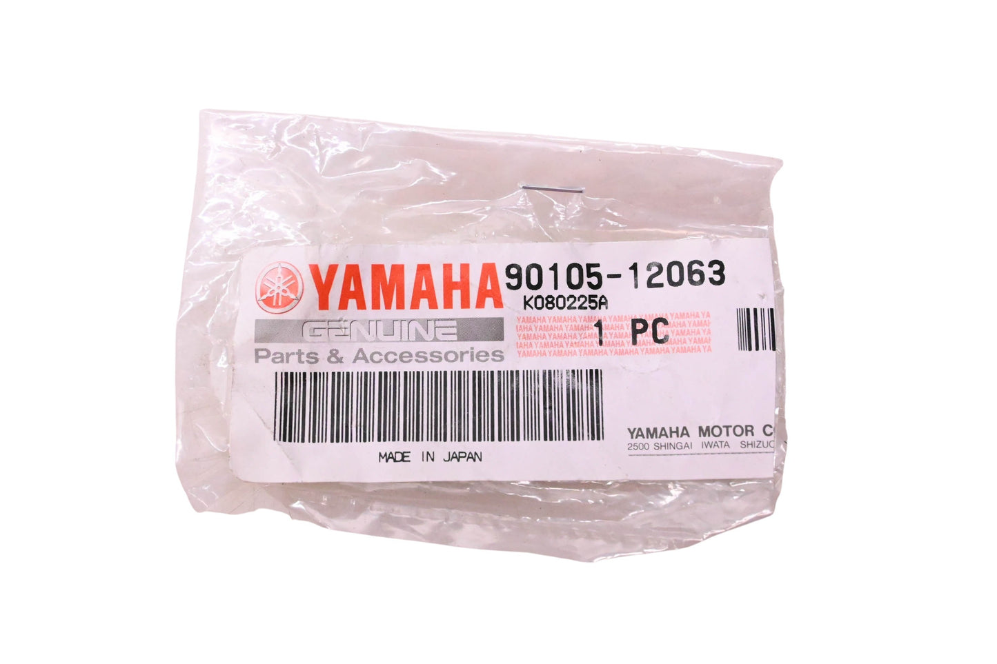 New OEM Yamaha 90105-12063-00, K080225A Bolt NOS