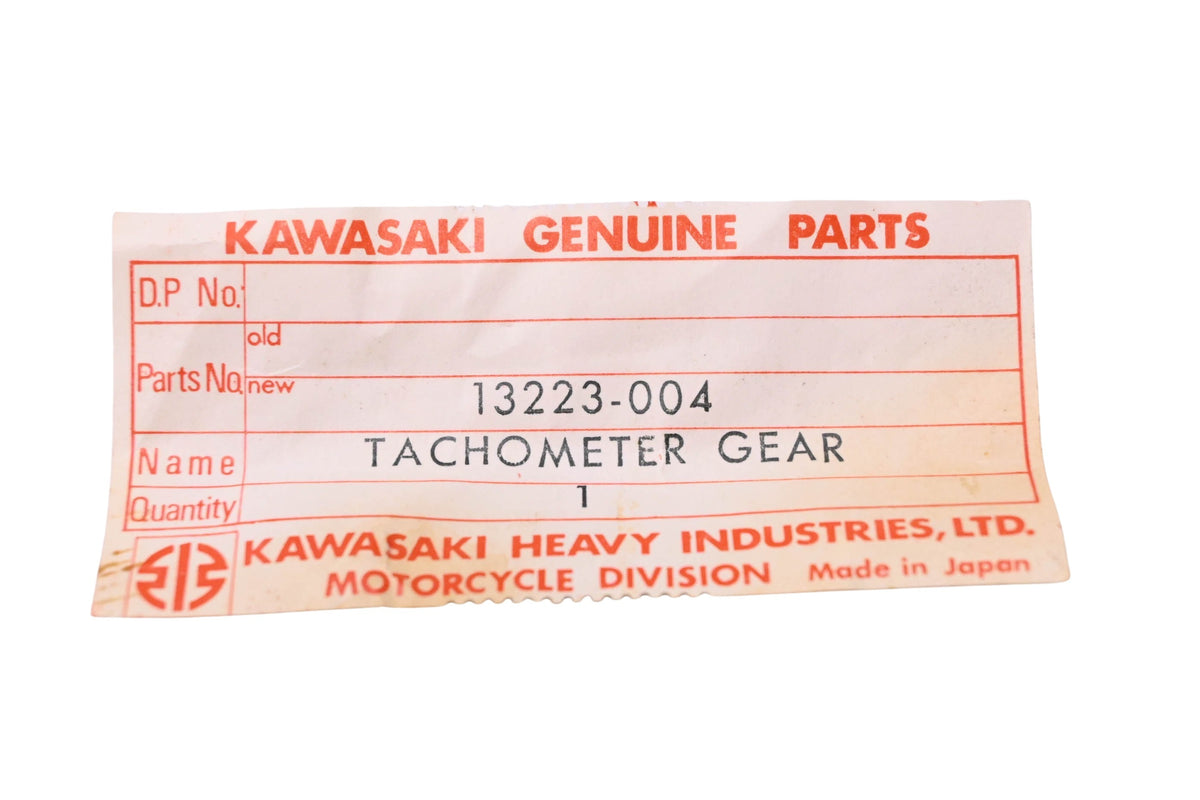 New OEM Kawasaki 13223-004 Tachometer Gear NOS